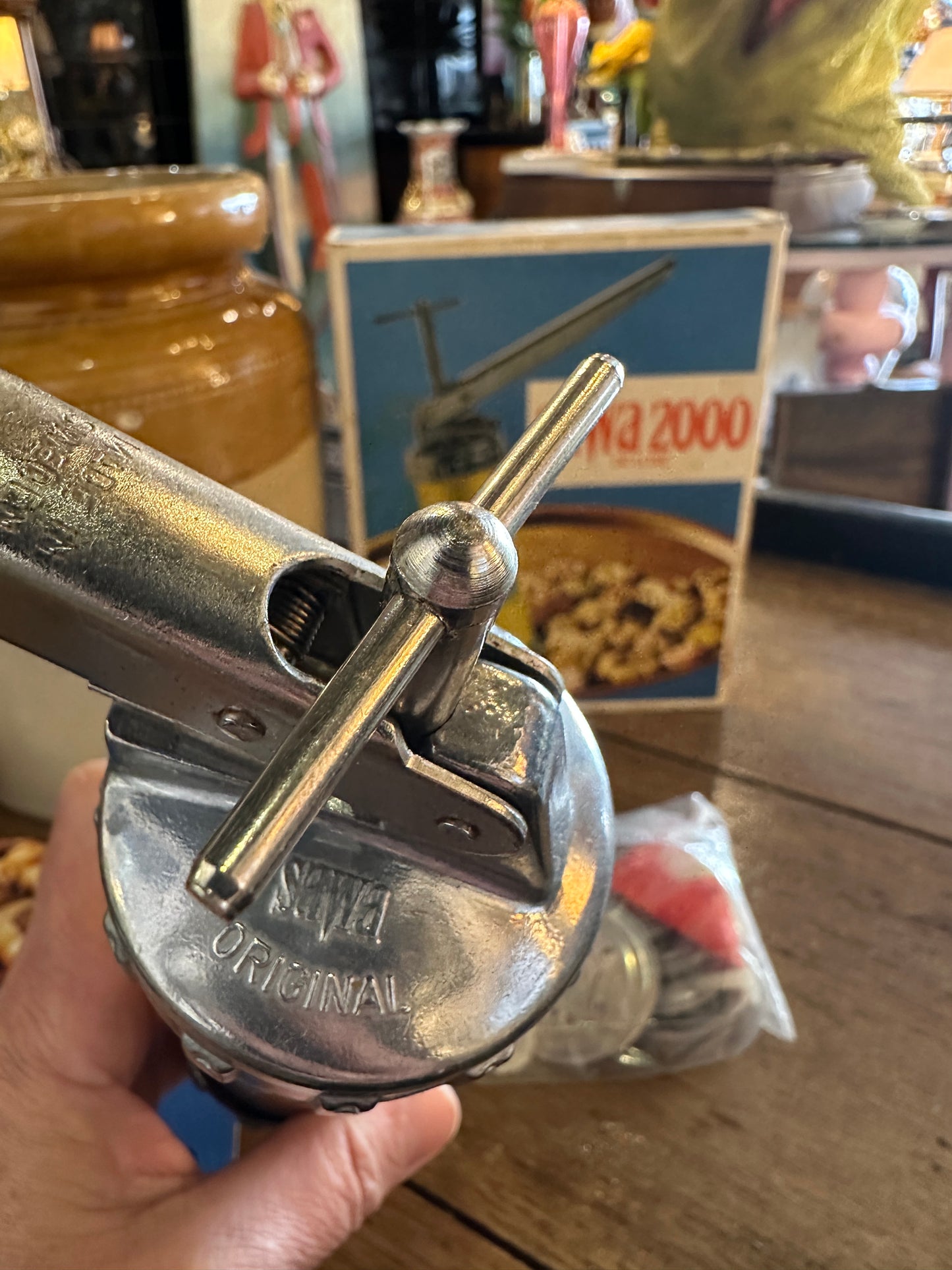 Vintage Sawa 2000 Deluxe Cookie Press Made in Sweden Complete Set 16 Patterns GC