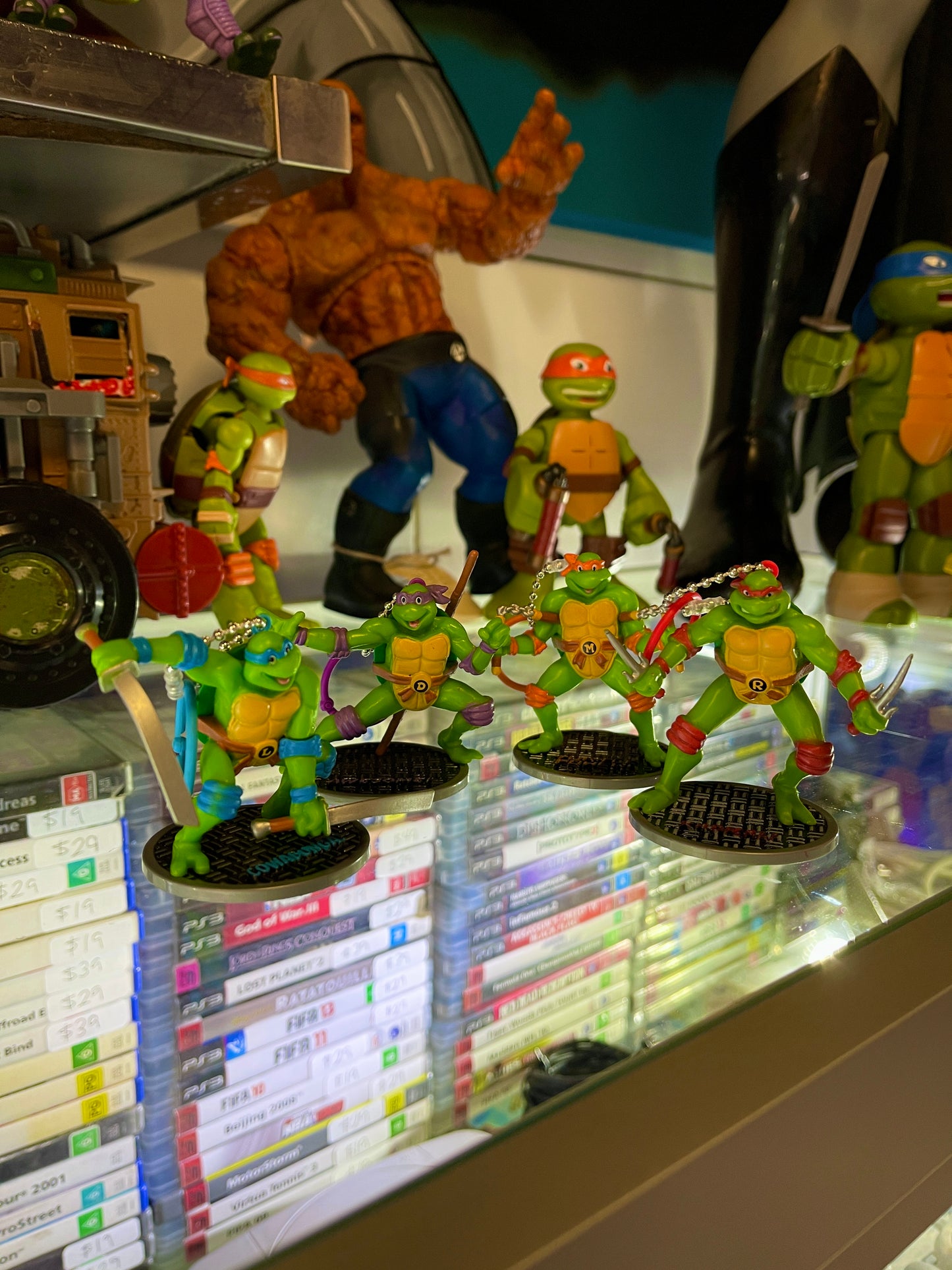 Complete Set of Four 2014 Teenage Mutant Ninja Turtles TMNT Action Figures - Viacom