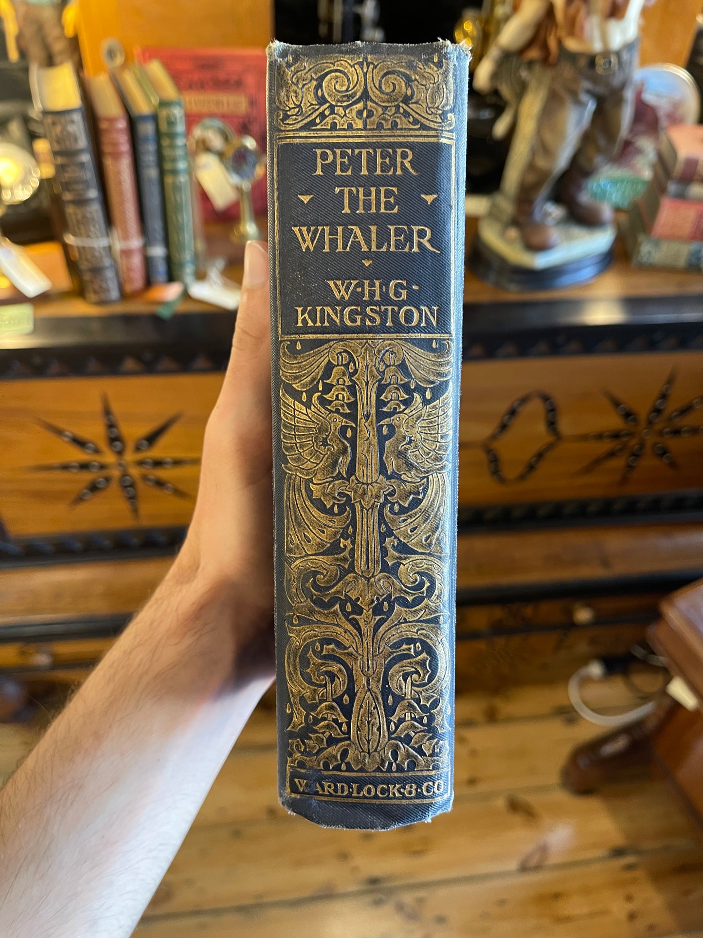 1913 Peter the Whaler Book - W.H.G. Kingston