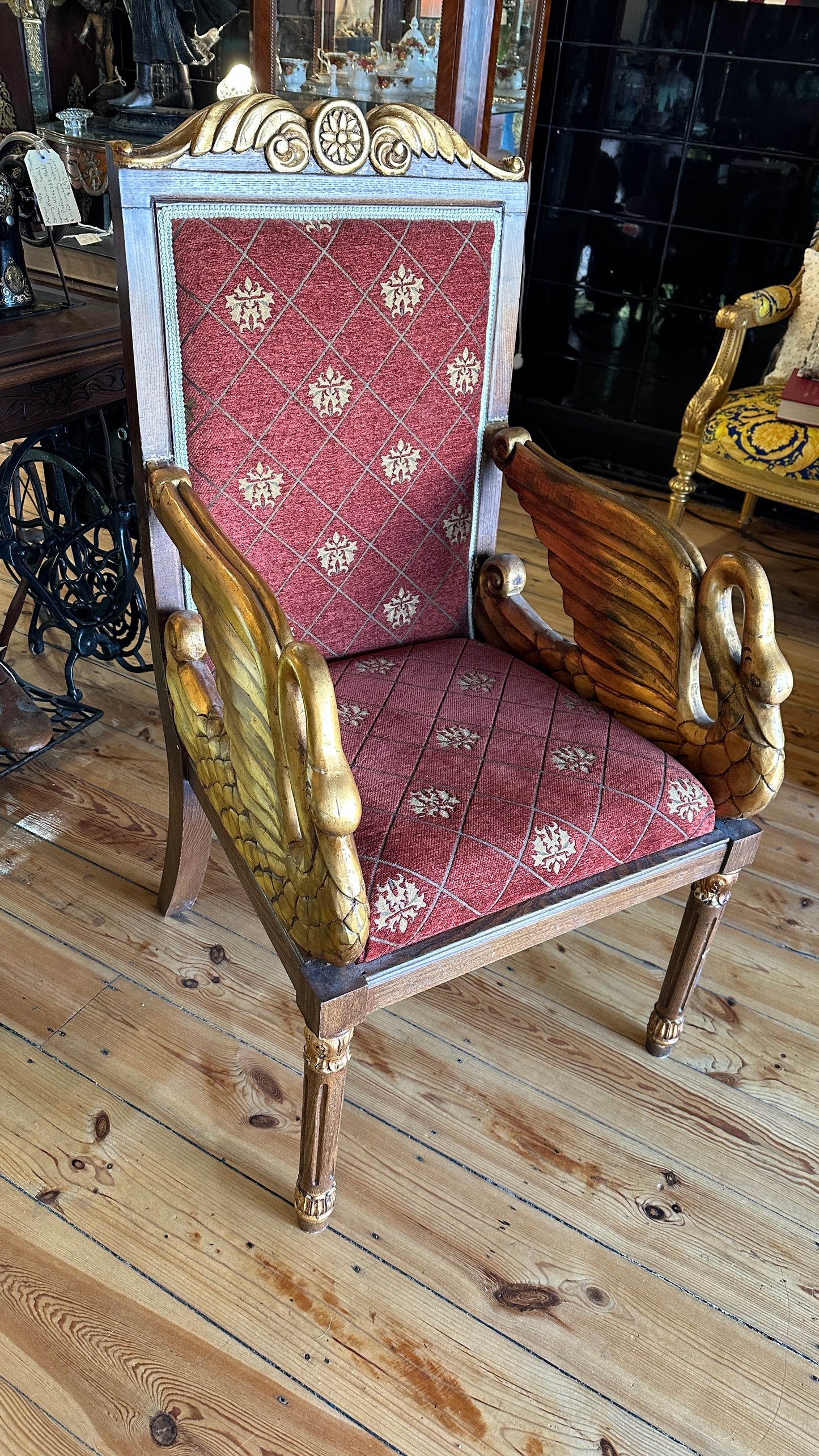 Vintage Empire Swan Chair