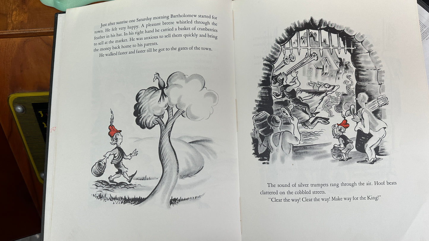 Vintage Dr. Seuss "The 500 Hats of Bartholomew Cubbins" Hardcover Book