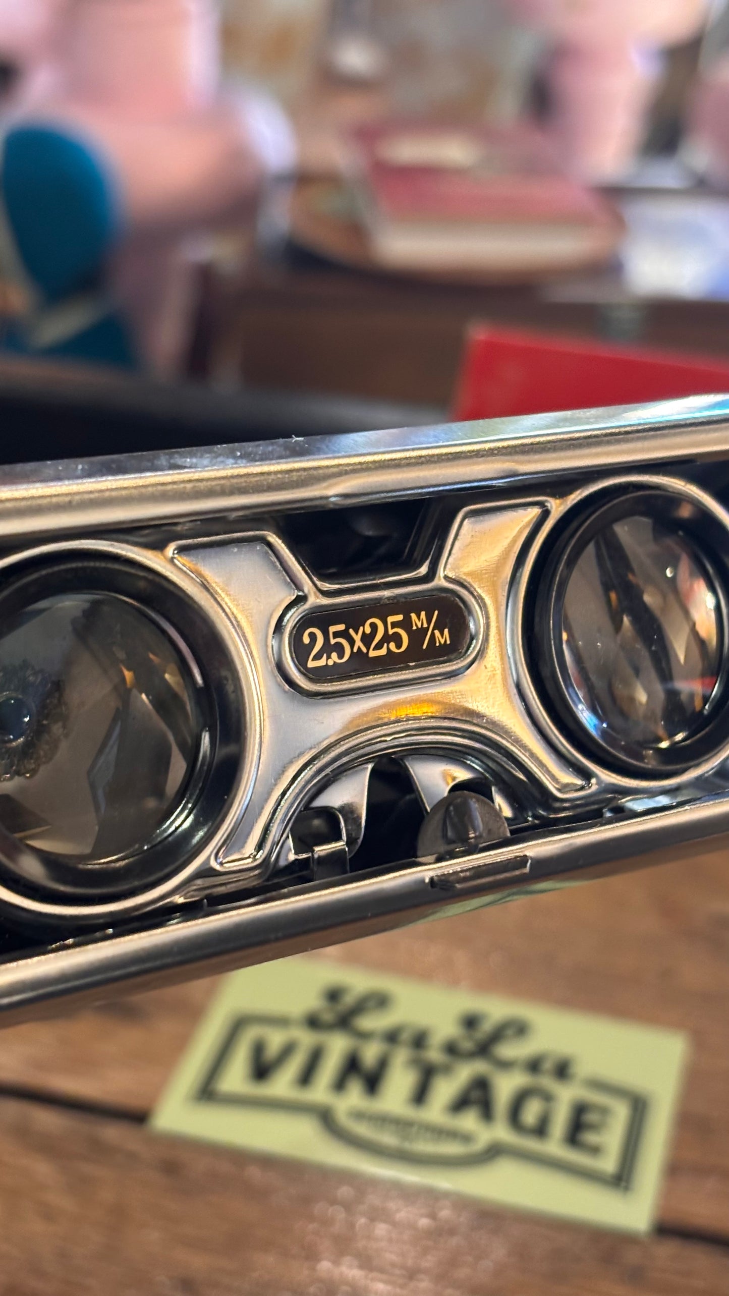 Vintage Japanese Pocket Binoculars – 2.5x25 Sport Glass with Original Box