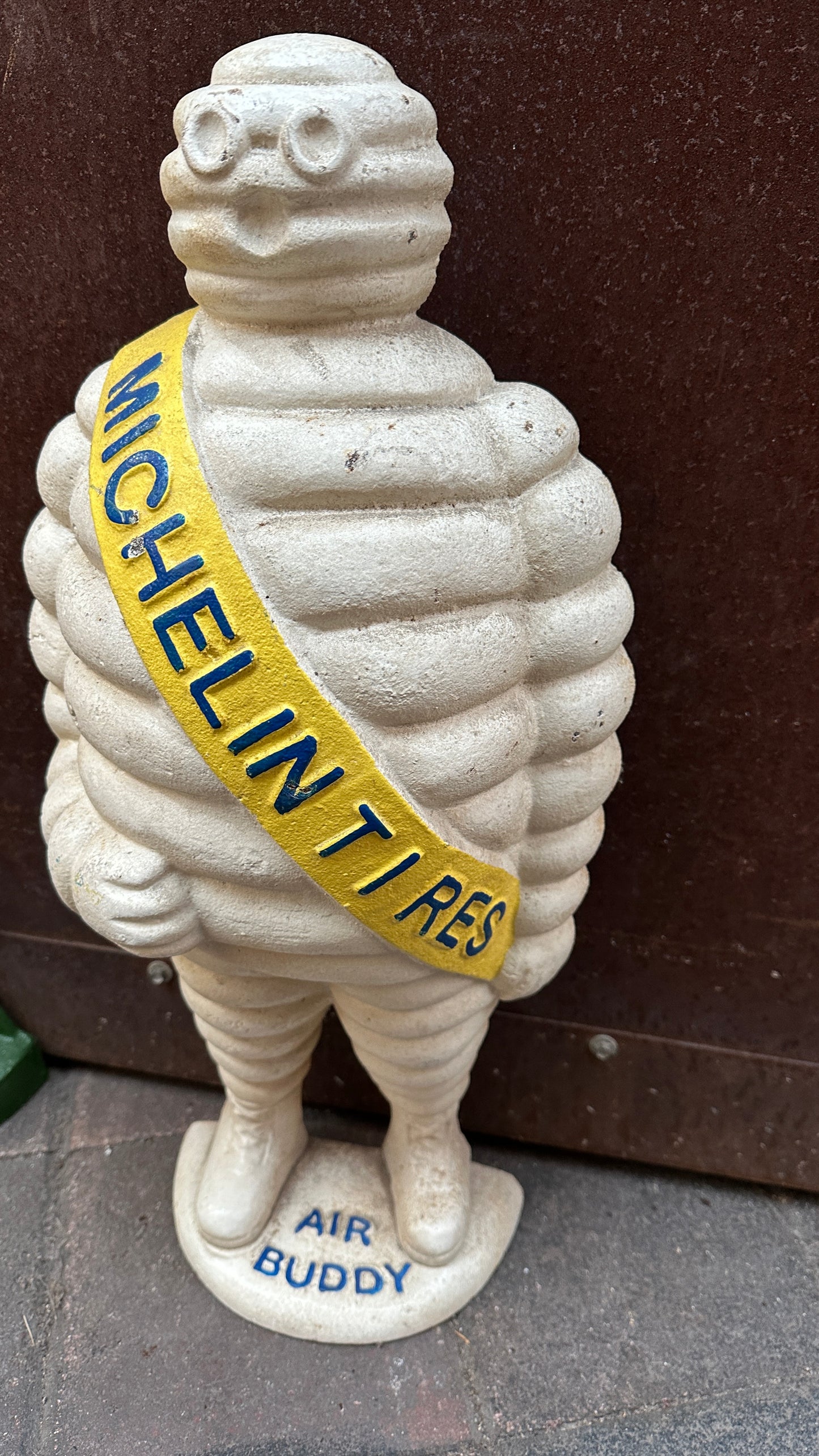 Large Cast Iron Michelin Door Stop, 55cm