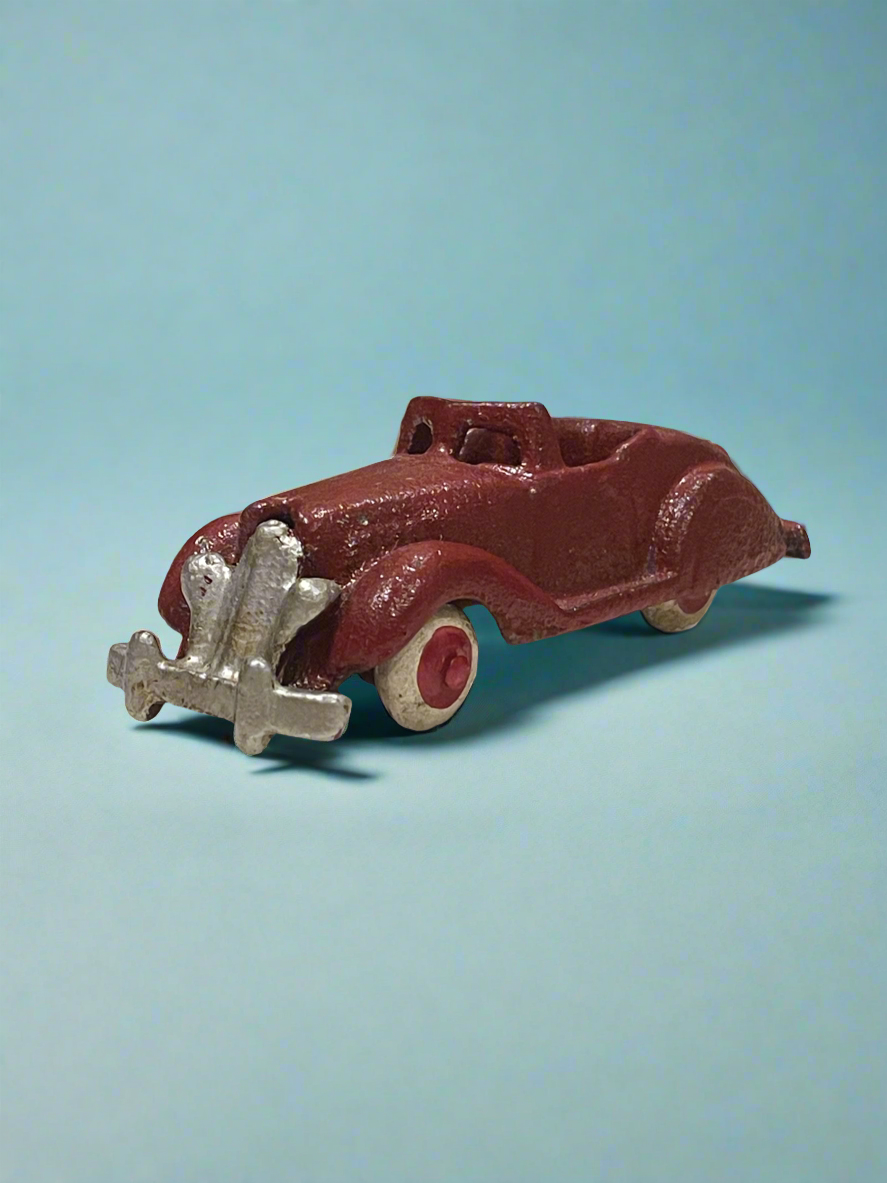 Convertible Roadster Cast Iron Figure