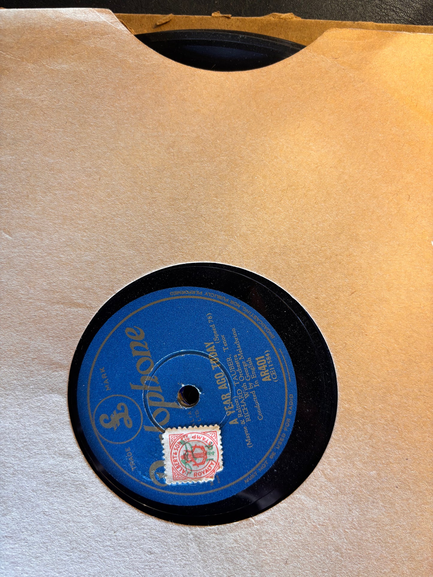 Columbia “Magic Notes” Record Album Binder with 78rpm Records – HMV, Parlophone & Columbia (1930s–40s)