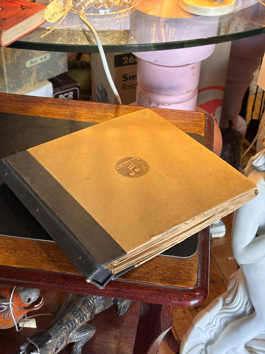 Columbia “Magic Notes” Record Album Binder with 78rpm Records – HMV, Parlophone & Columbia (1930s–40s)