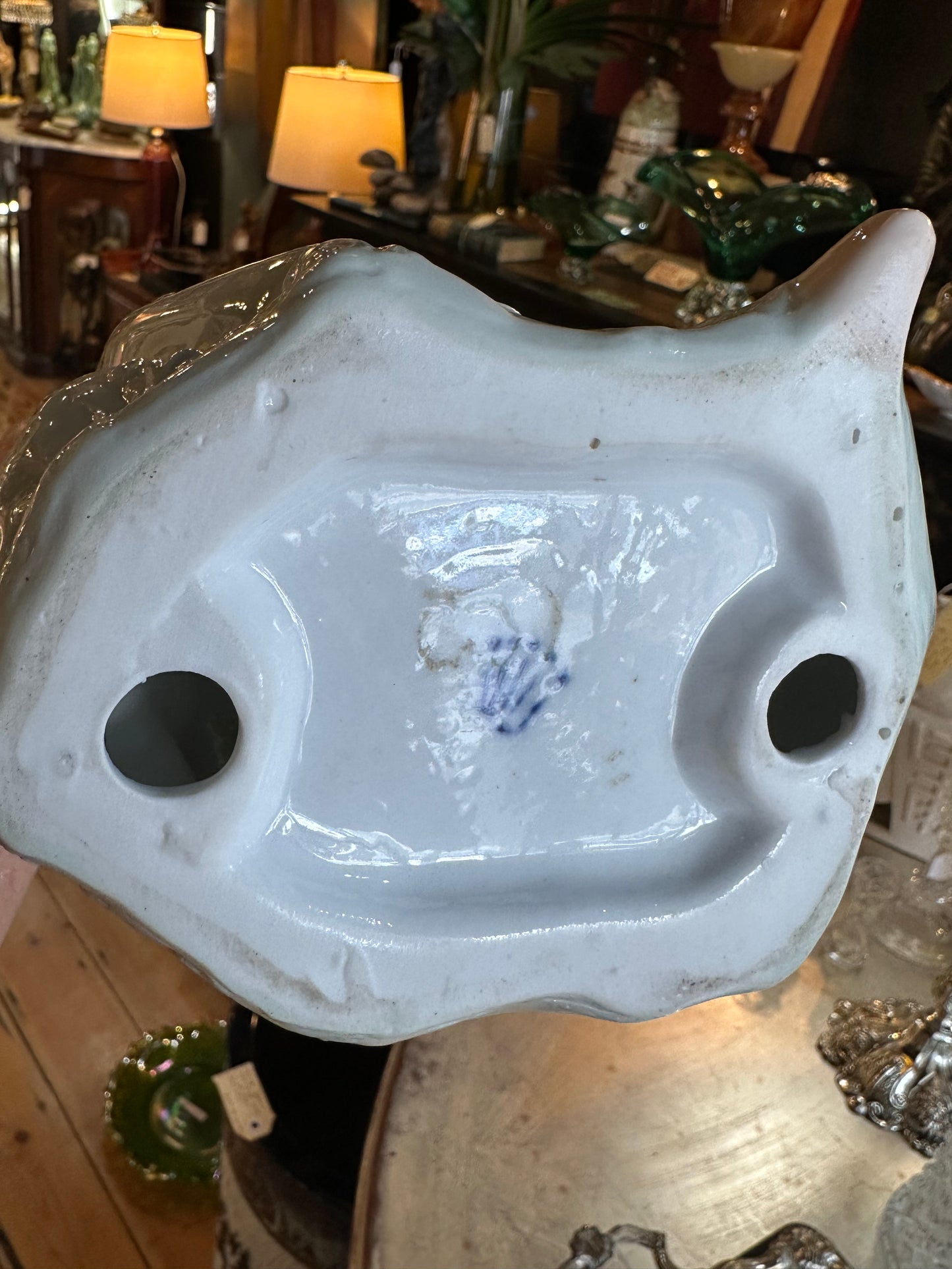 Lady with Child Porcelain Figurine