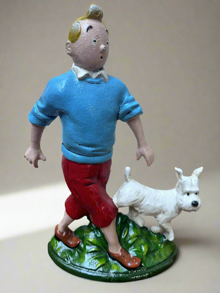 Tin Tin Cast Iron Doorstop