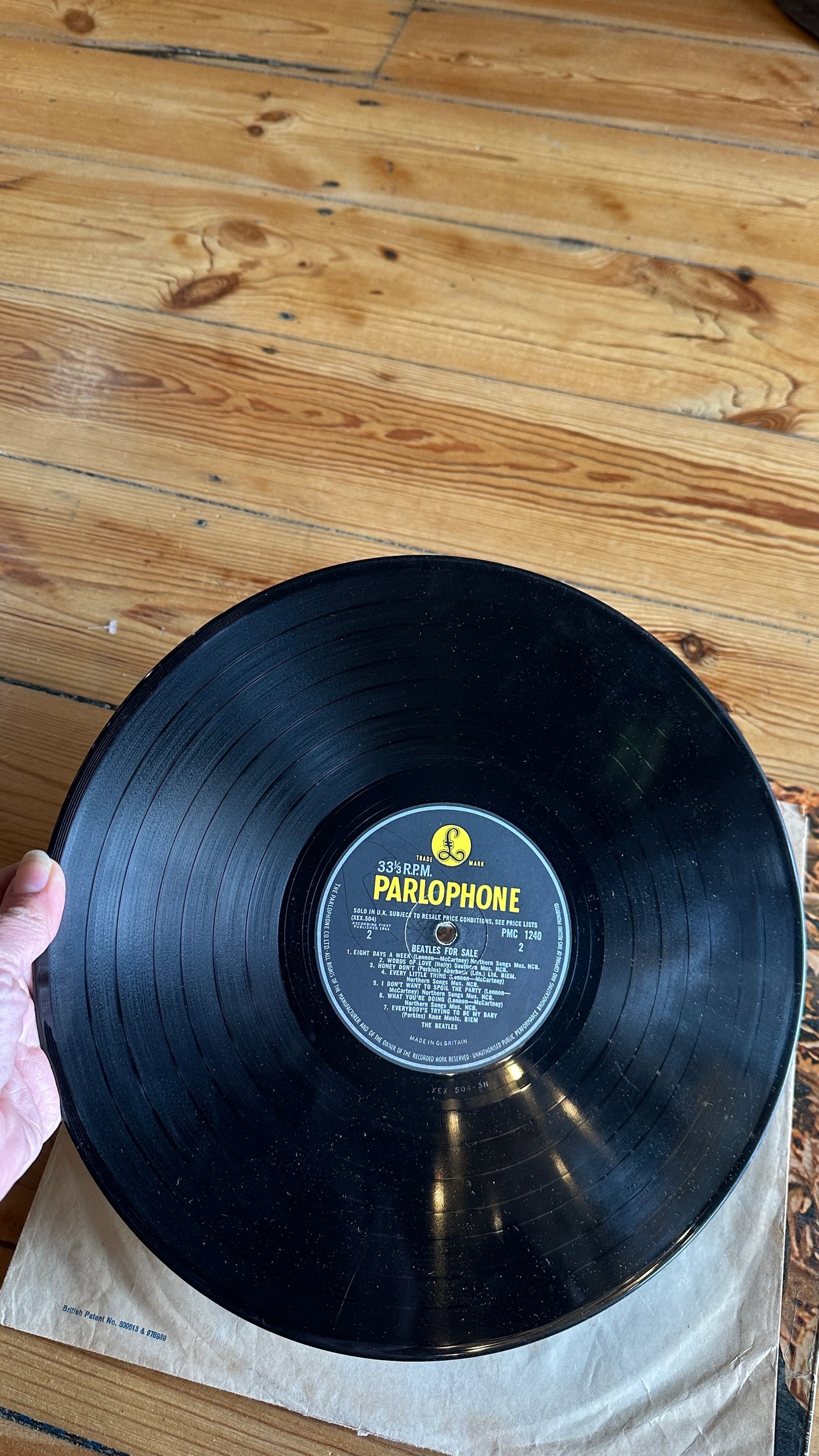 Beatles - Original 1964 UK mono first pressing of “Beatles for Sale”(Parlophone PMC 1240)