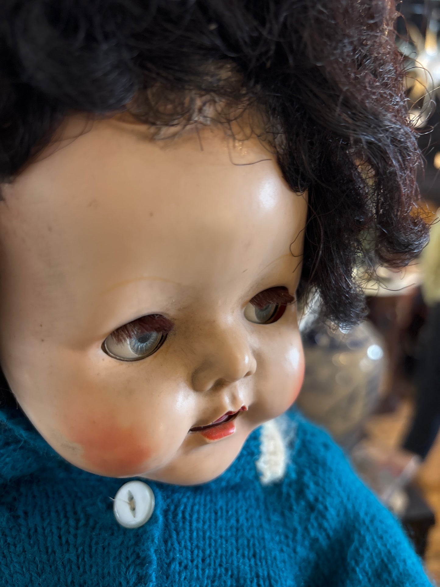 Large 1950s 50cm Hard Plastic Walking Doll – Mid-Century Collectible – Pedigree England