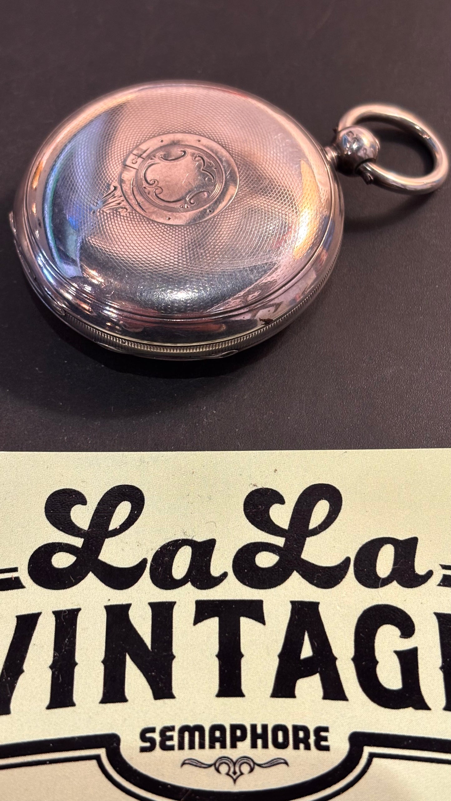 Antique 1890 Sterling Silver Pocket Watch – Birmingham Hallmarked, W.E. Maker – Untested, No Key