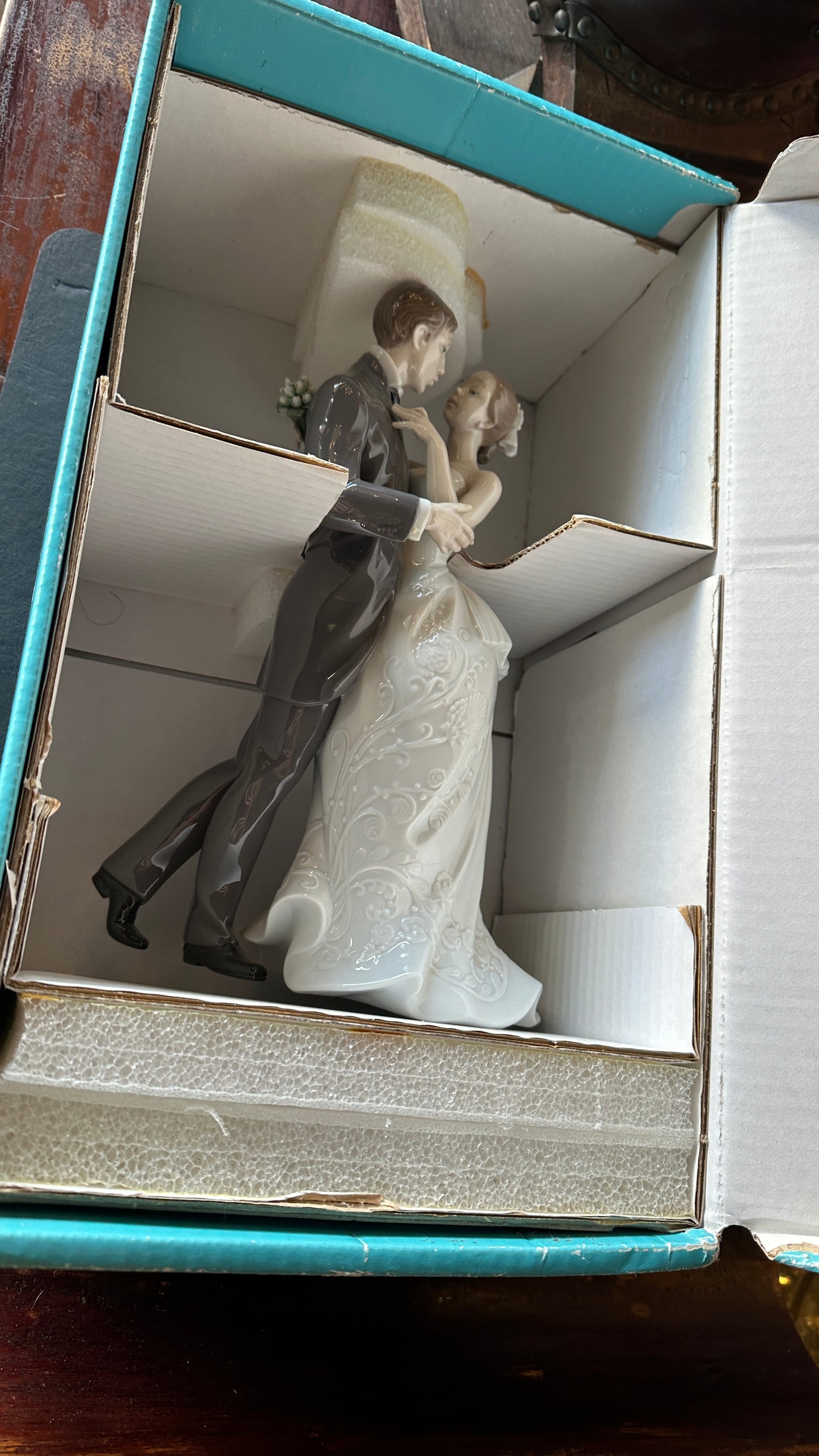 Lladró “Lovers' Waltz” Bride & Groom Figurine(With Original Box)