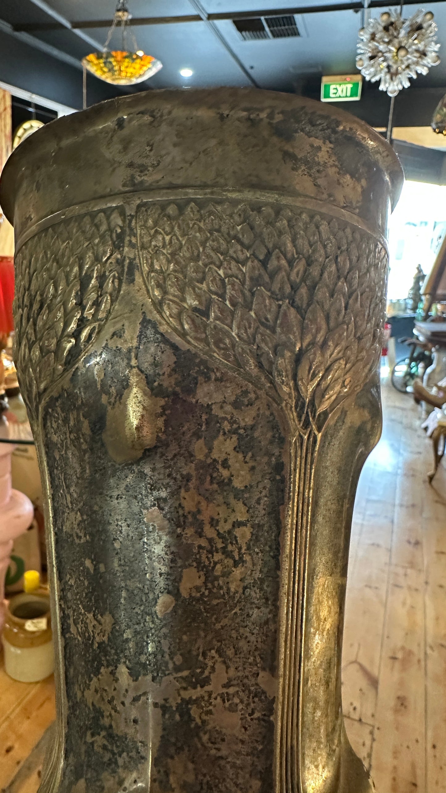 Antique German trophy or decorative urn commemorating a race from
1914