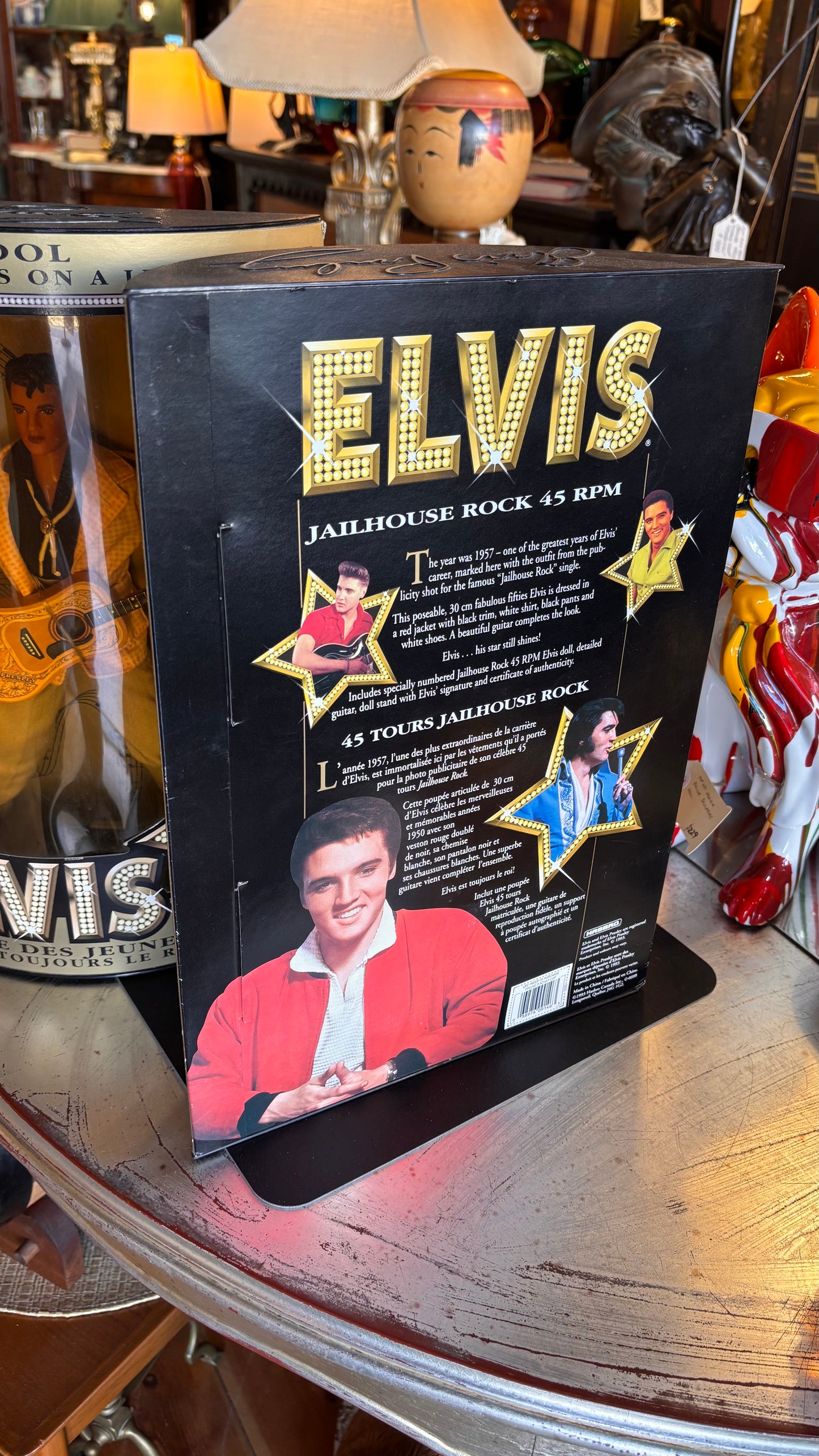 1993 Hasbro Elvis Presley “Jailhouse Rock” Collector Doll – Boxed Vintage Figure