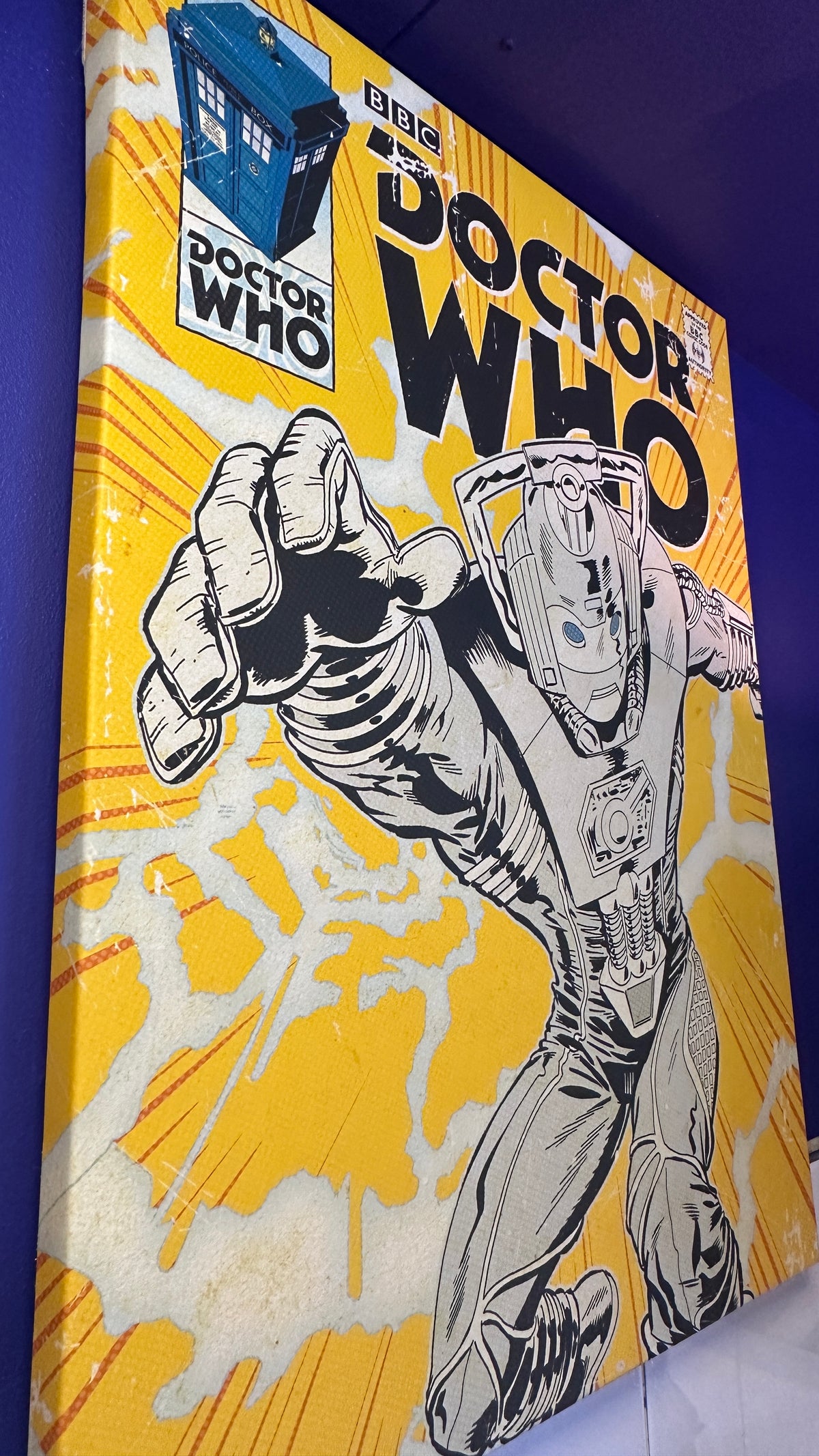 Doctor Who Canvas Print, ready to hang!