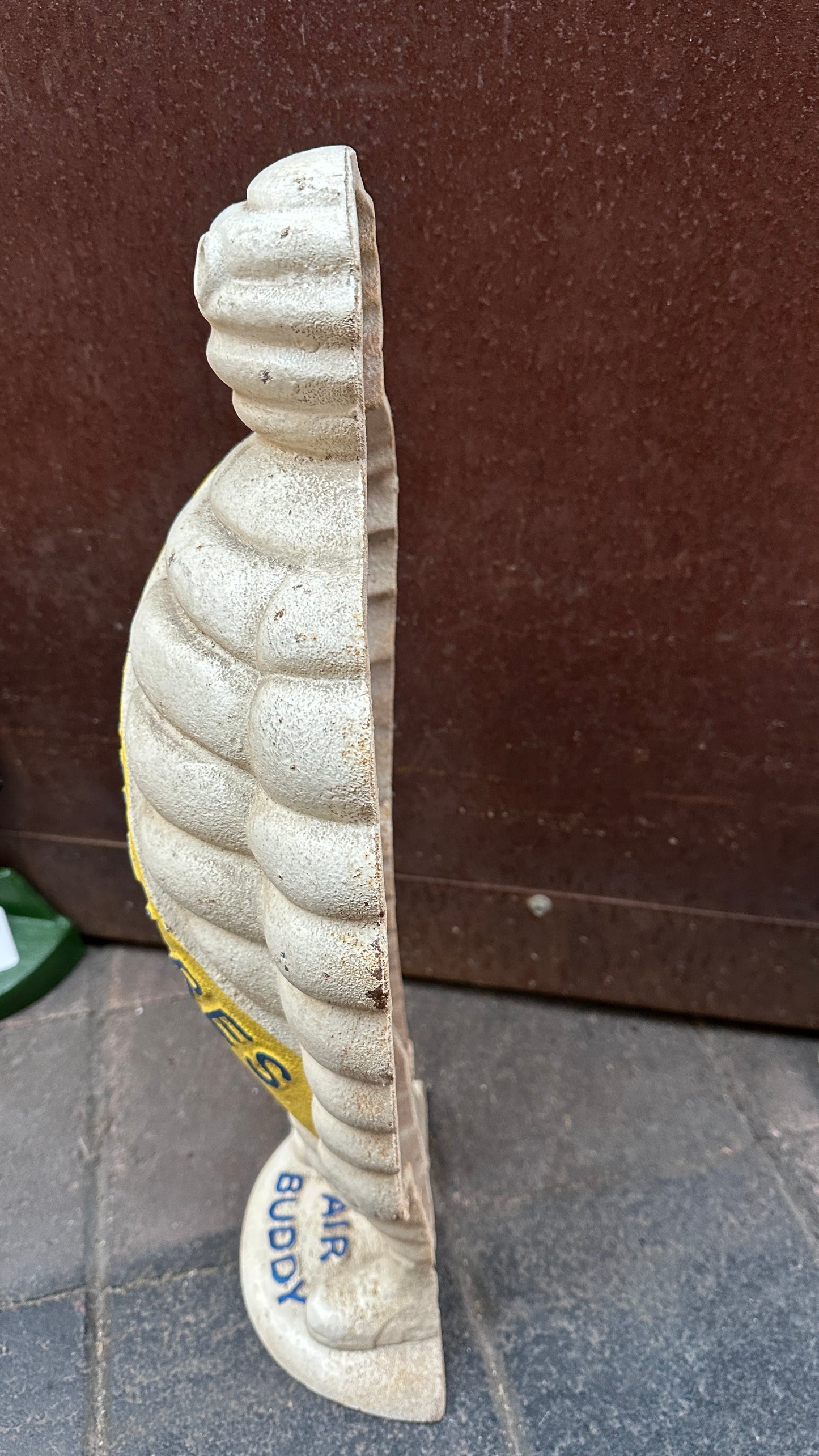 Large Cast Iron Michelin Door Stop, 55cm