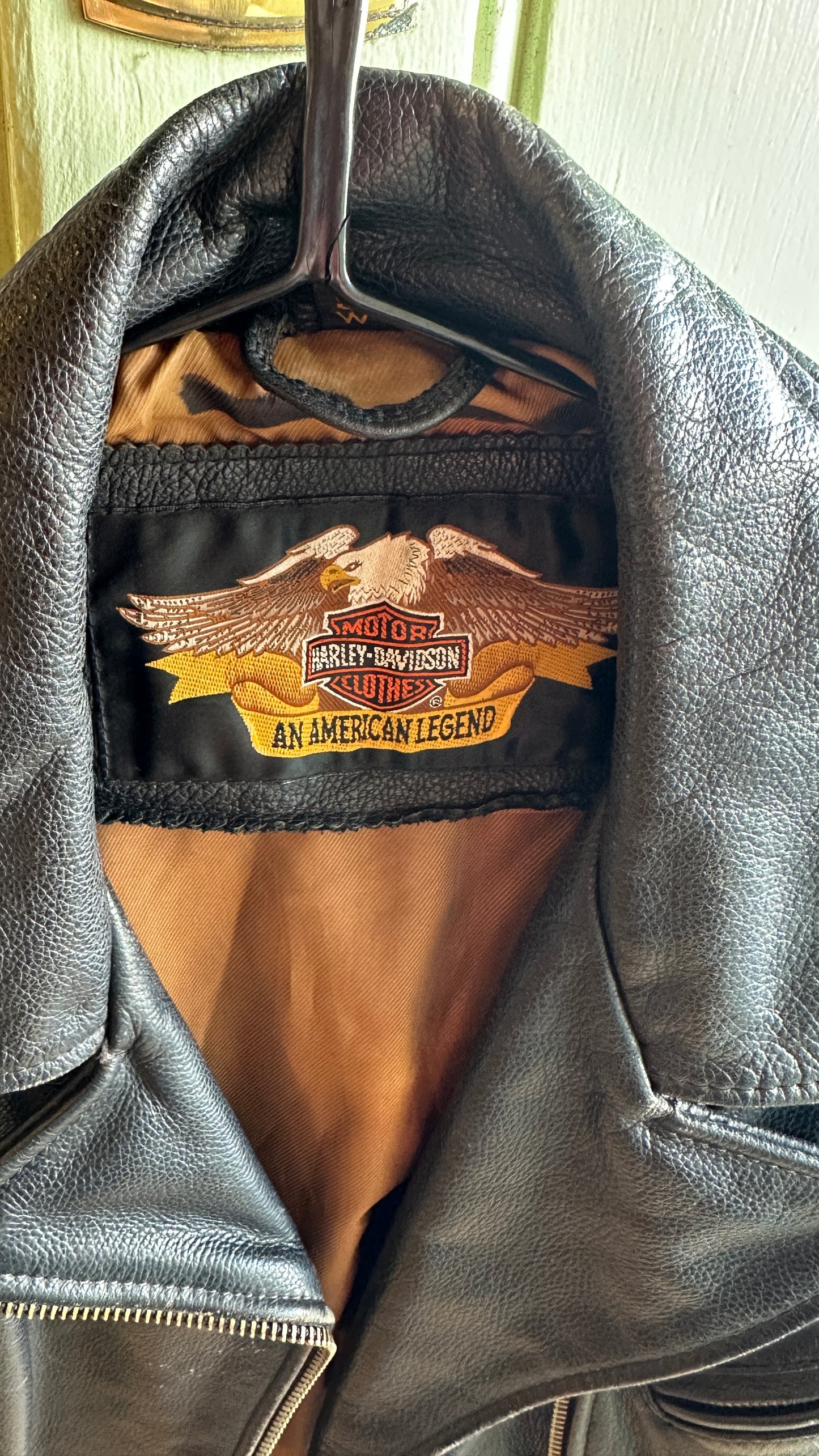 Vintage Harley Davidson Leather Ladies Jacket, Size Small-Women’s