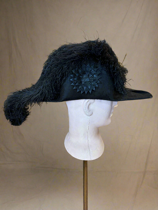 Ostrich Feather Uniform Hat by MG Lilley Columbus Ohio