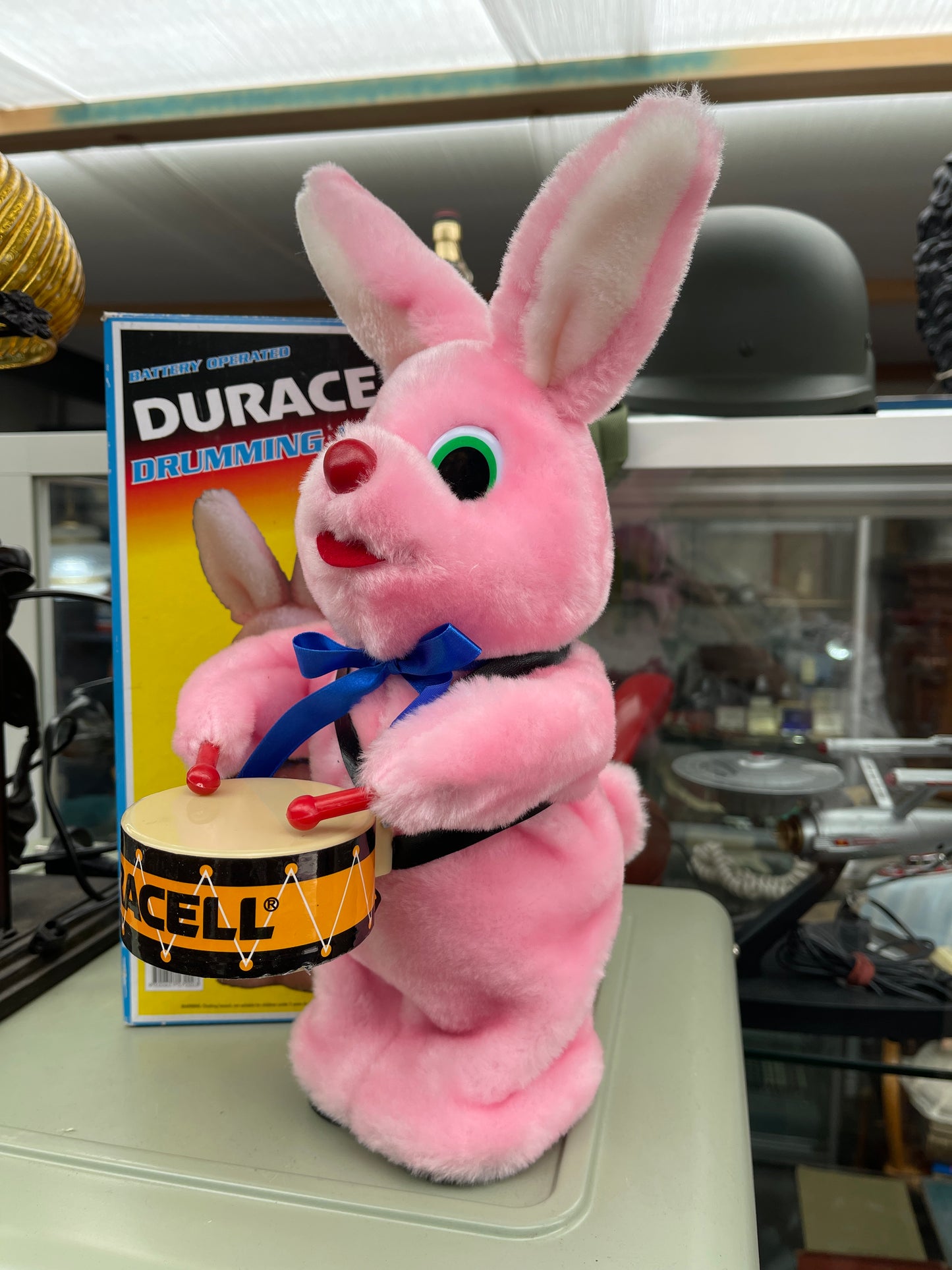 Battery-Operated Duracell Drumming Bunny – Vintage with Original Box