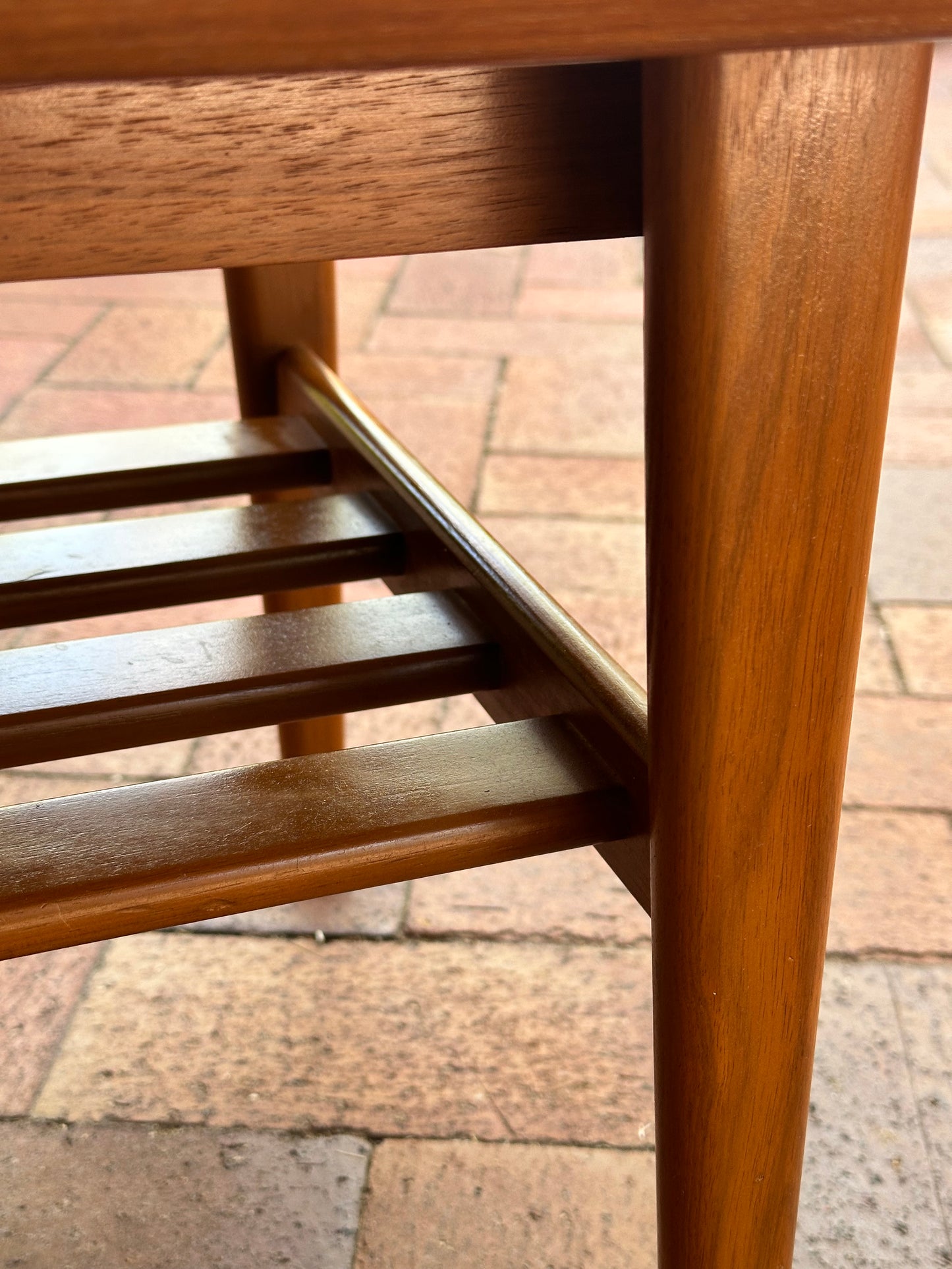 Timeless Noblett Coffee Table with Magazine Shelf