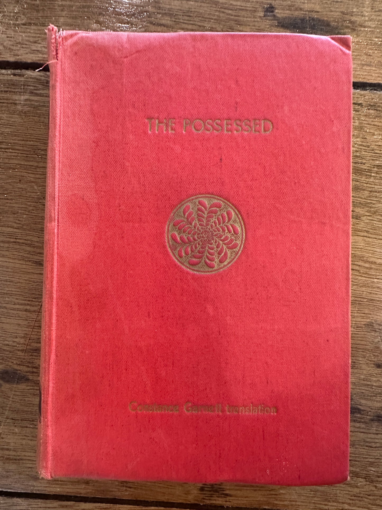 Hardcover edition “The Possessed” by Russian author Dostoevsky, and translated by Constance Garnet, 1946