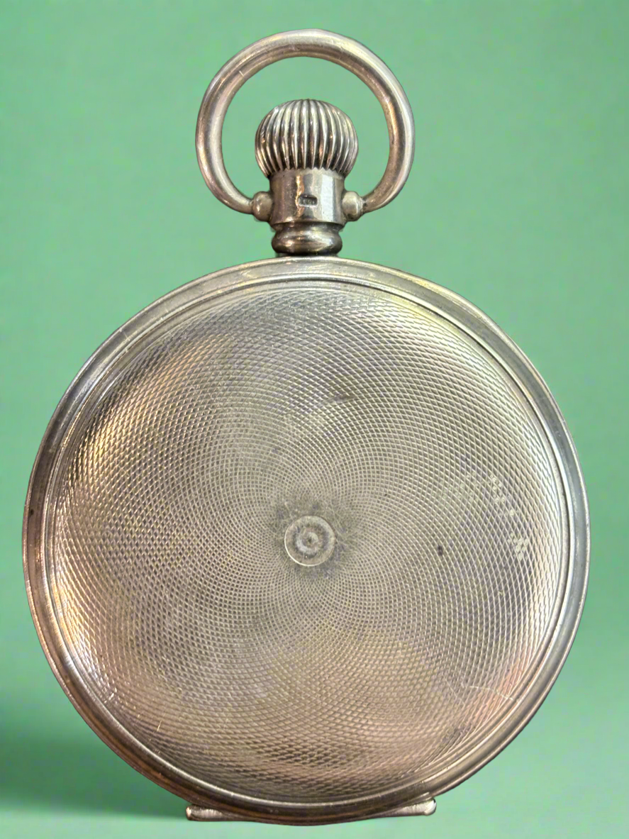 Silver Stewart Dawson Working Pocket Watch Swiss Defiance Lever Movement