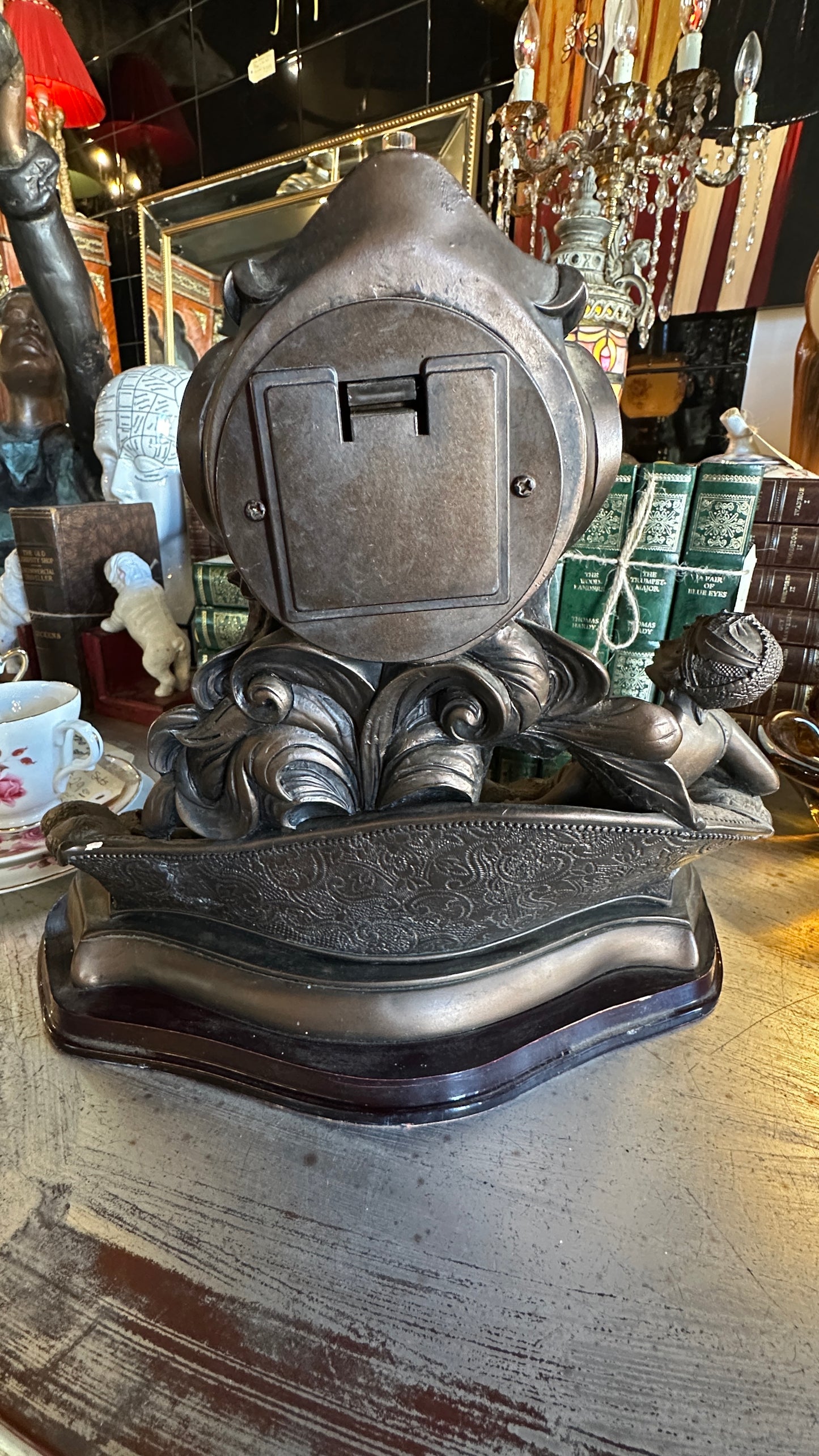 Beautiful Art Deco Style Flapper Lady Mantle Clock – The Milano Collection