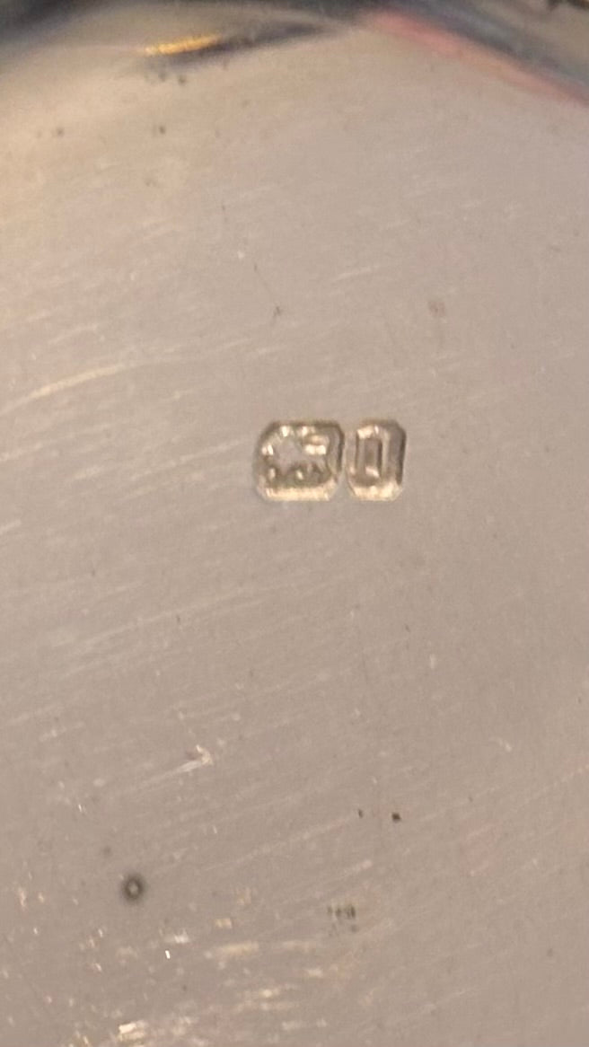 Antique 1890 Sterling Silver Pocket Watch – Birmingham Hallmarked, W.E. Maker – Untested, No Key