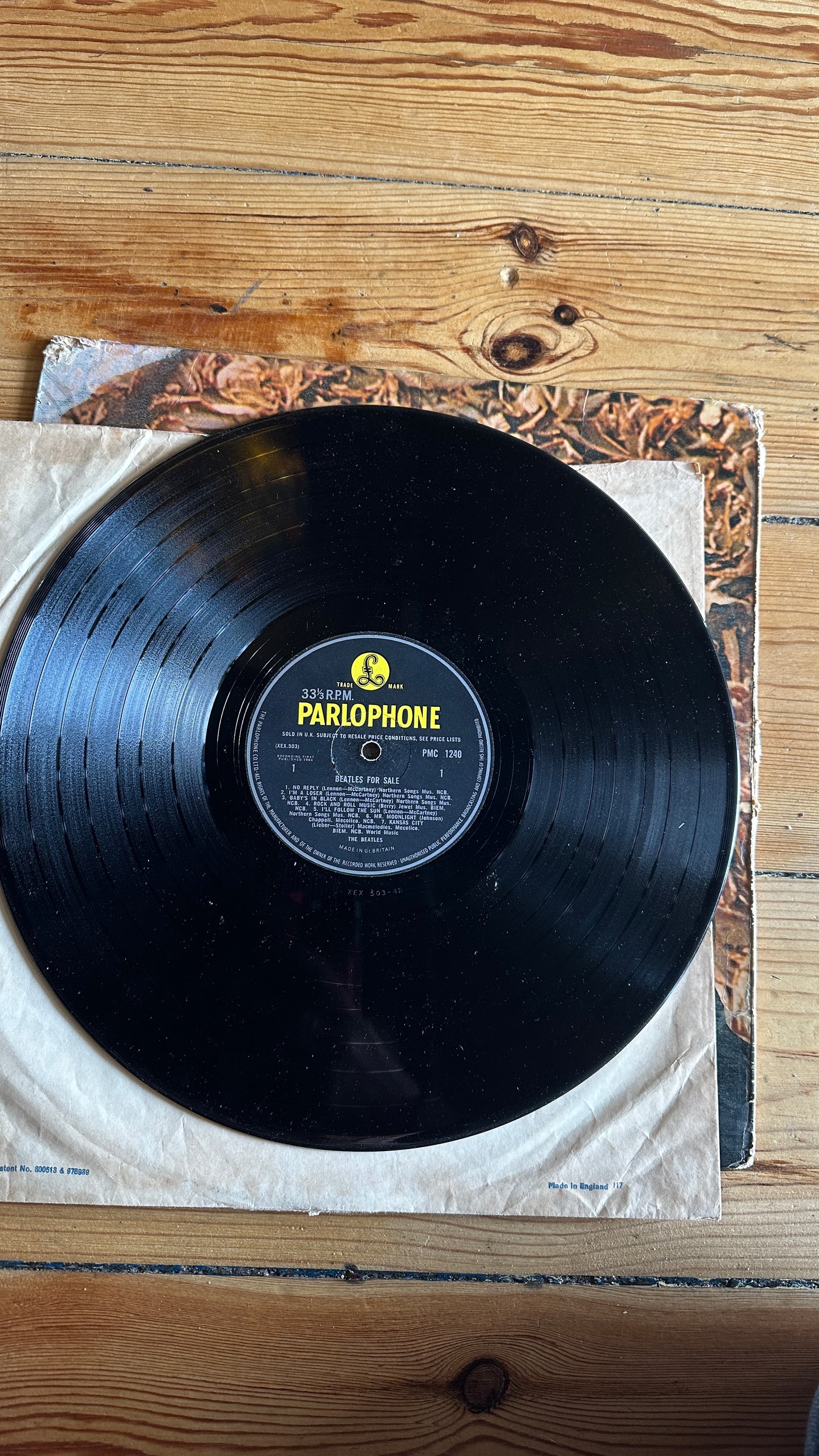 Beatles - Original 1964 UK mono first pressing of “Beatles for Sale”(Parlophone PMC 1240)