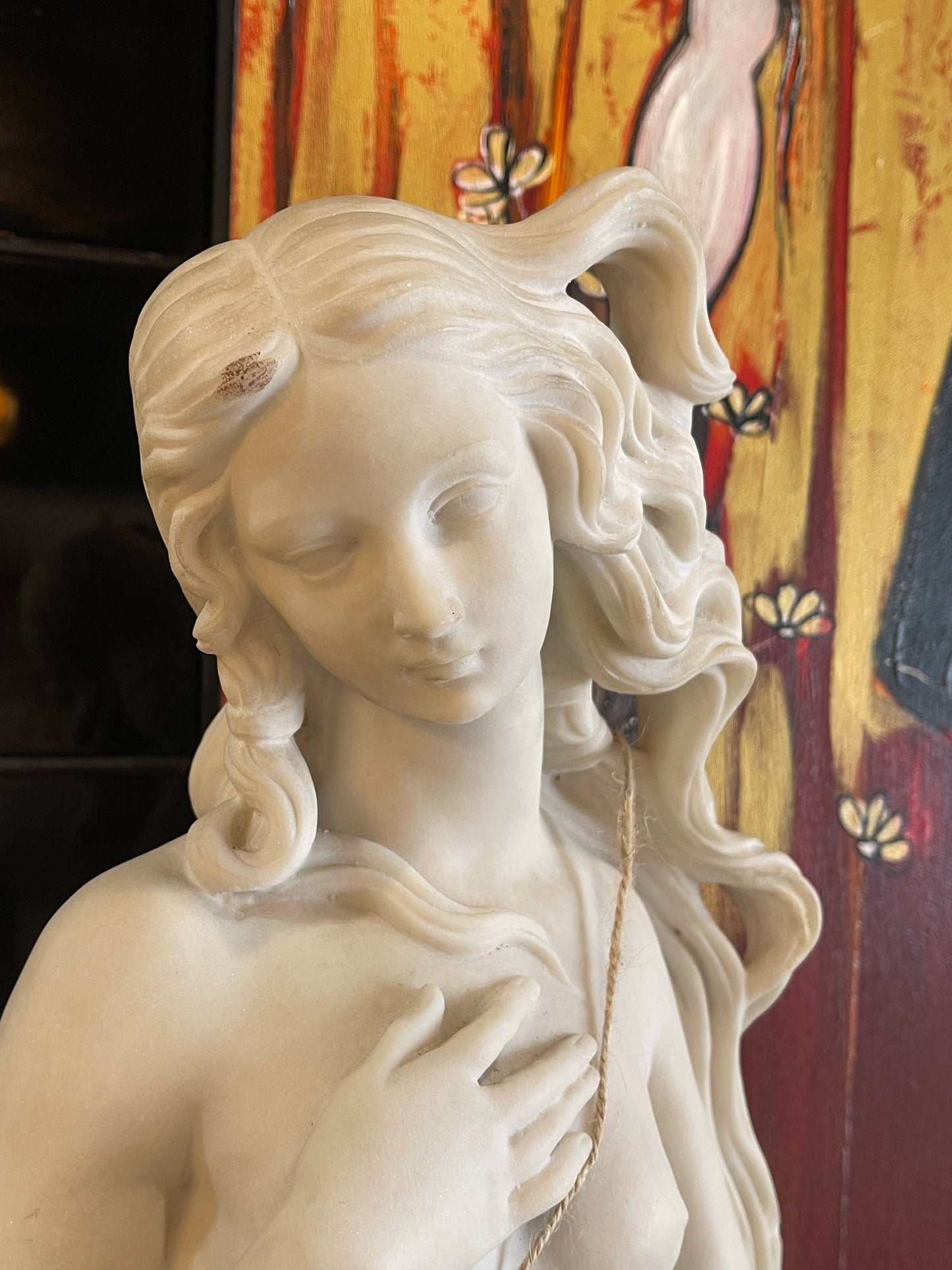 Large Solid Marble Venus Statue