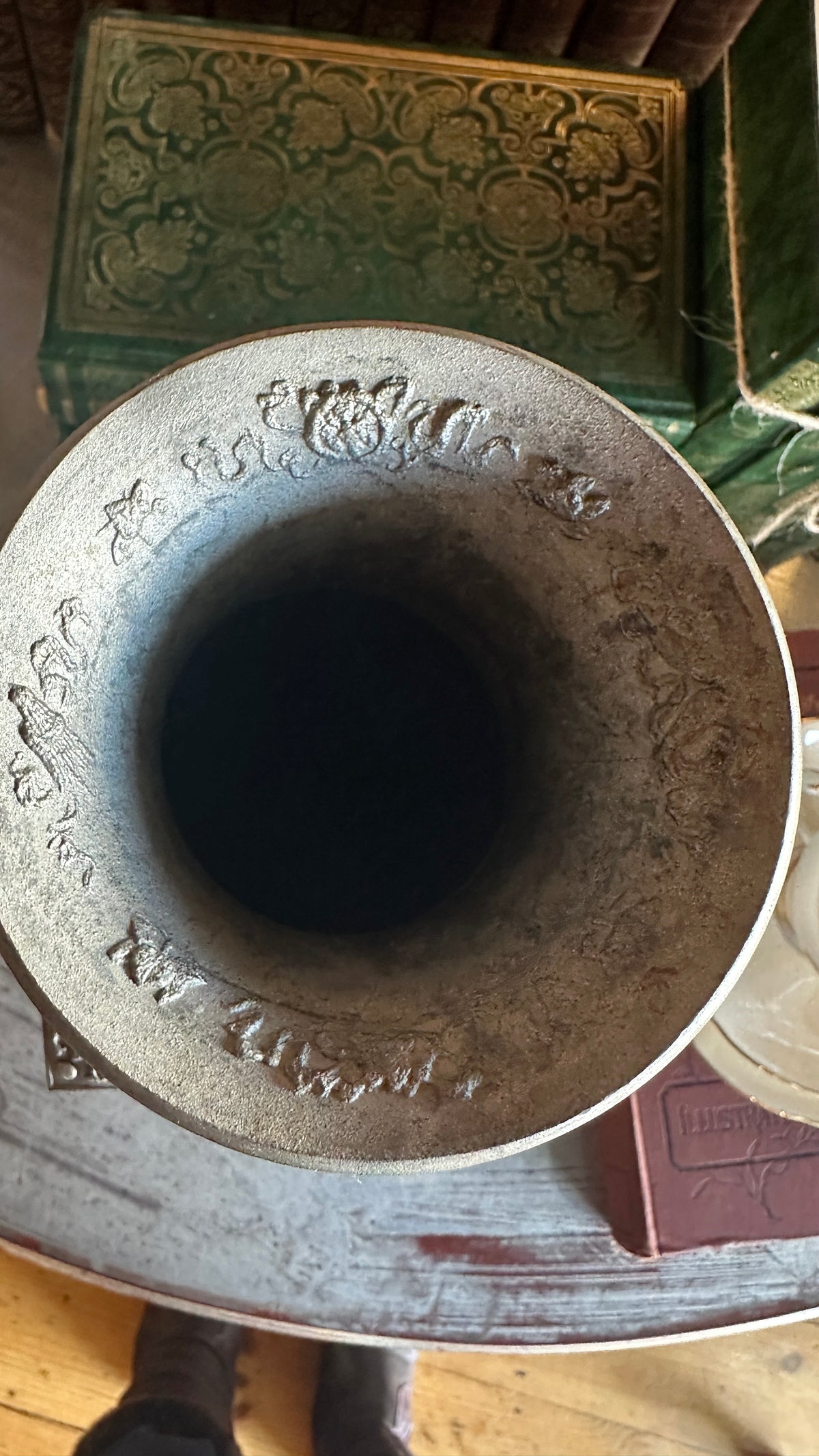 Authentic Royal Selangor Large "Four Seasons" Pewter Vase (33cm)