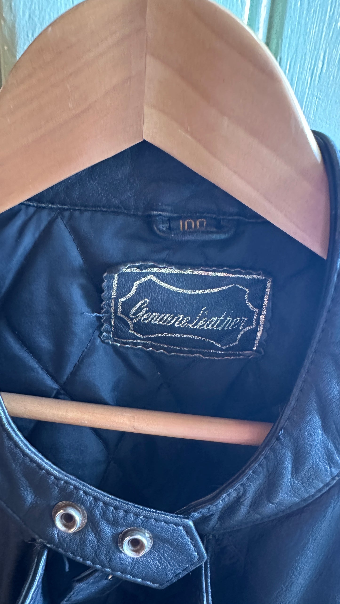 Vintage Leather Motorcycle Jacket