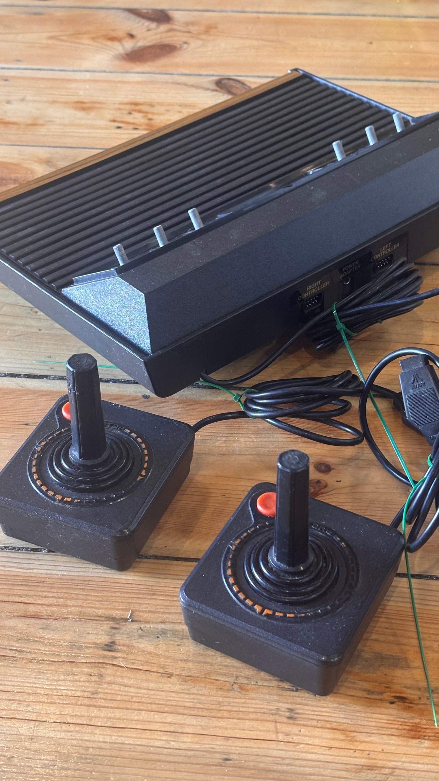 Vintage Atari 2600 “Heavy Sixer” Console + Original PSU + Joysticks | Tested