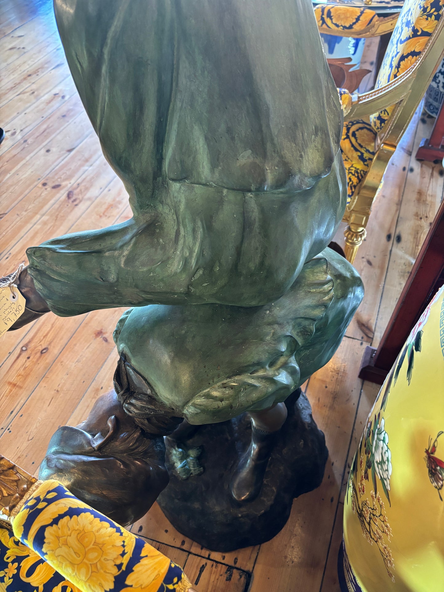 Life Size Bronze Leapfrog Children Sculpture | Monumental Garden Bronze Statue | 135cm