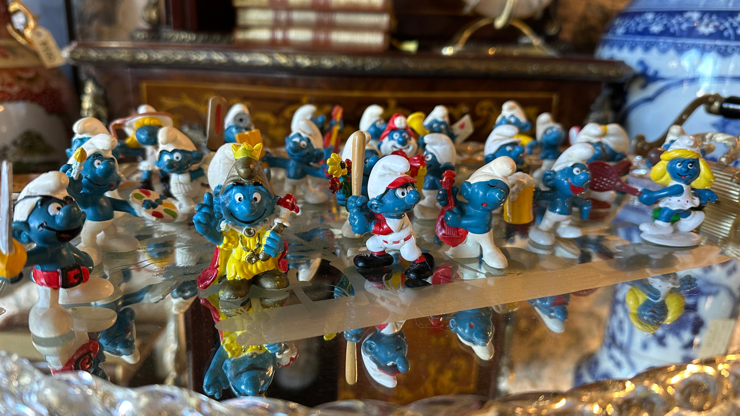 Vintage Smurfs produced by Schleich - classic figurines (1970-80s)
