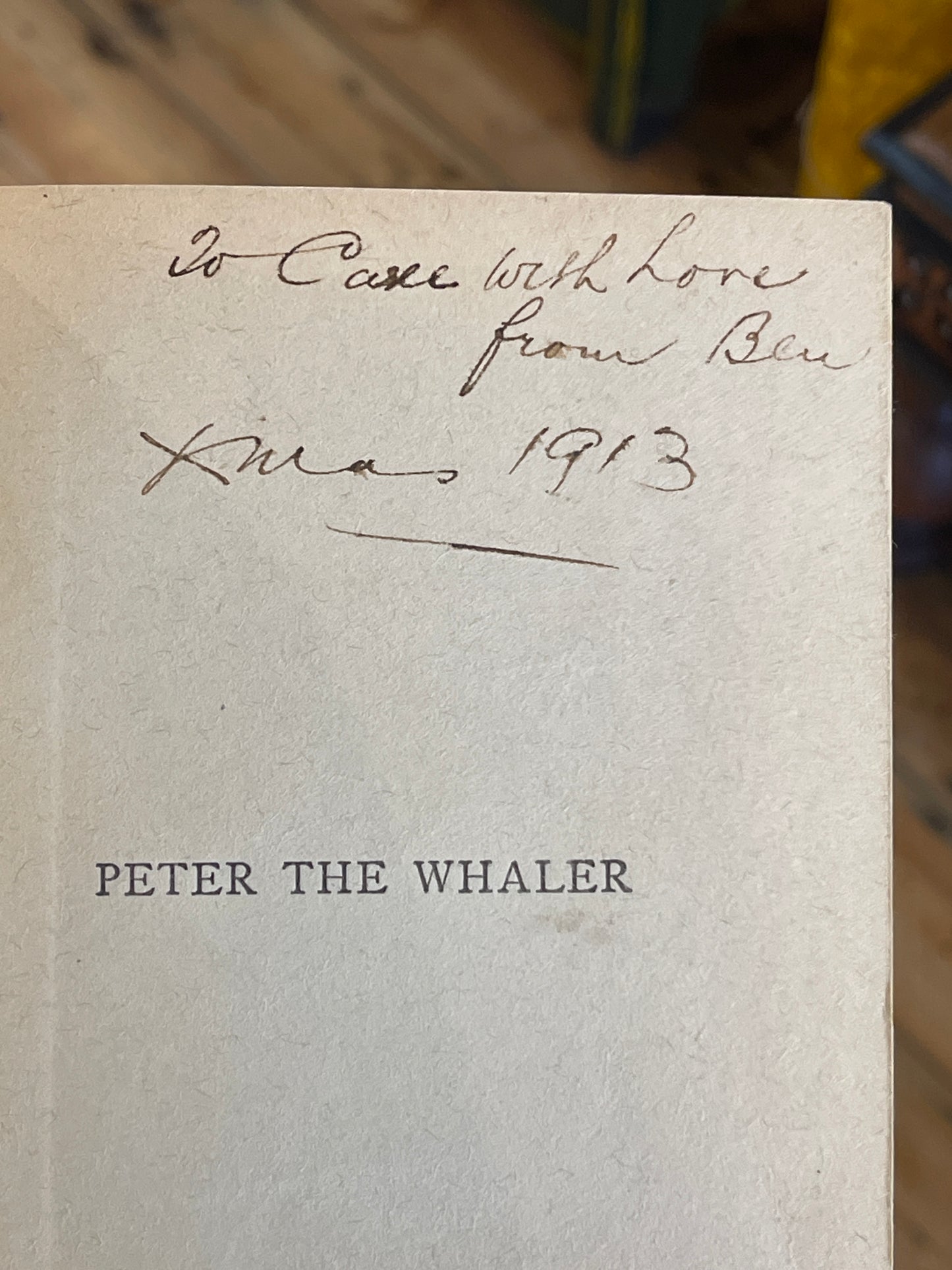 1913 Peter the Whaler Book - W.H.G. Kingston