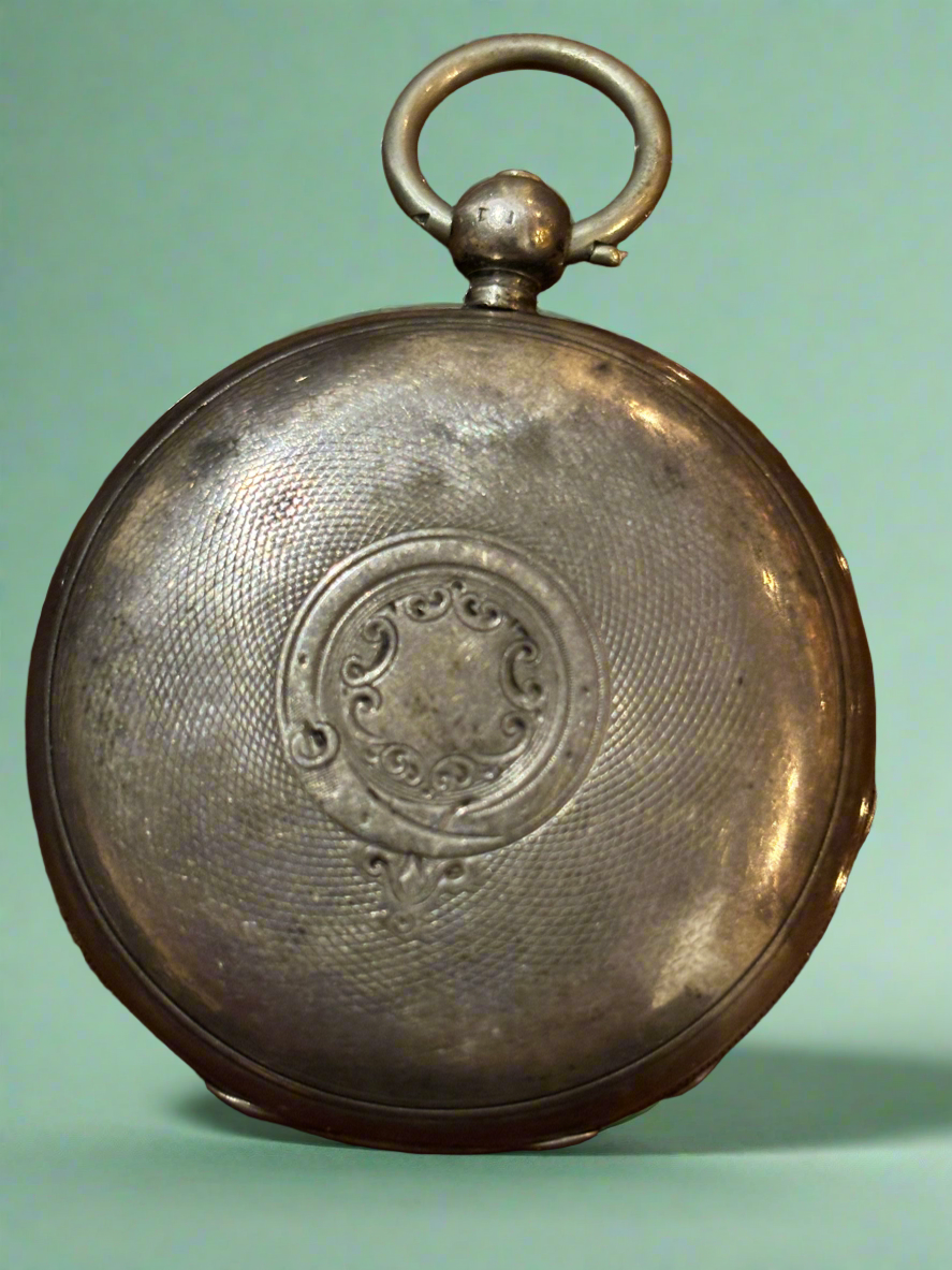 Victorian Sterling Silver Pocket Watch Birmingham 1887 W Ehrhardt