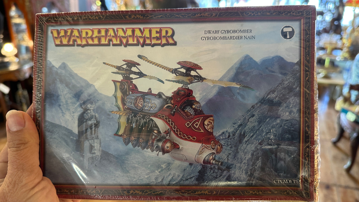 Warhammer Fantasy Battles Dwarf Gyrobomber miniature kit manufactured by Citadel