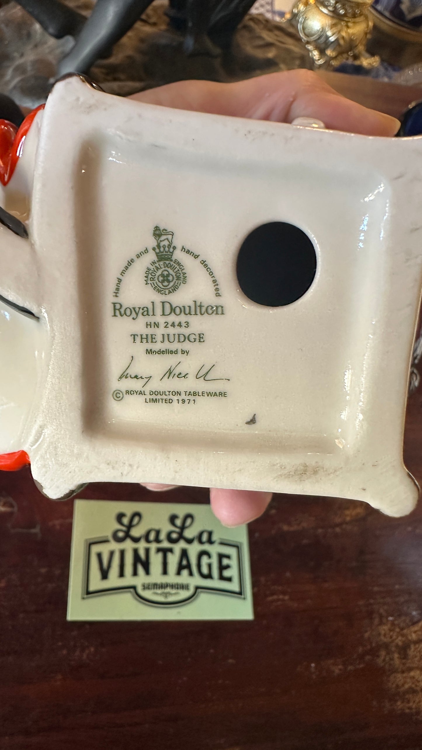 Royal Doulton “The Judge” figurine, HN2443, made in England, 1971