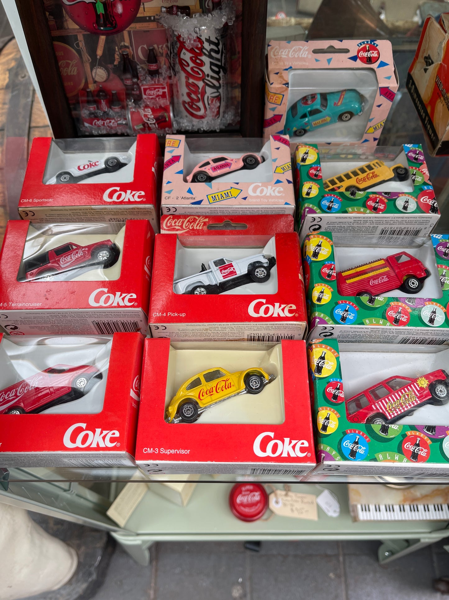 Vintage Coca-Cola Diecast Collectable Cars – Individually Boxed (Priced Each)