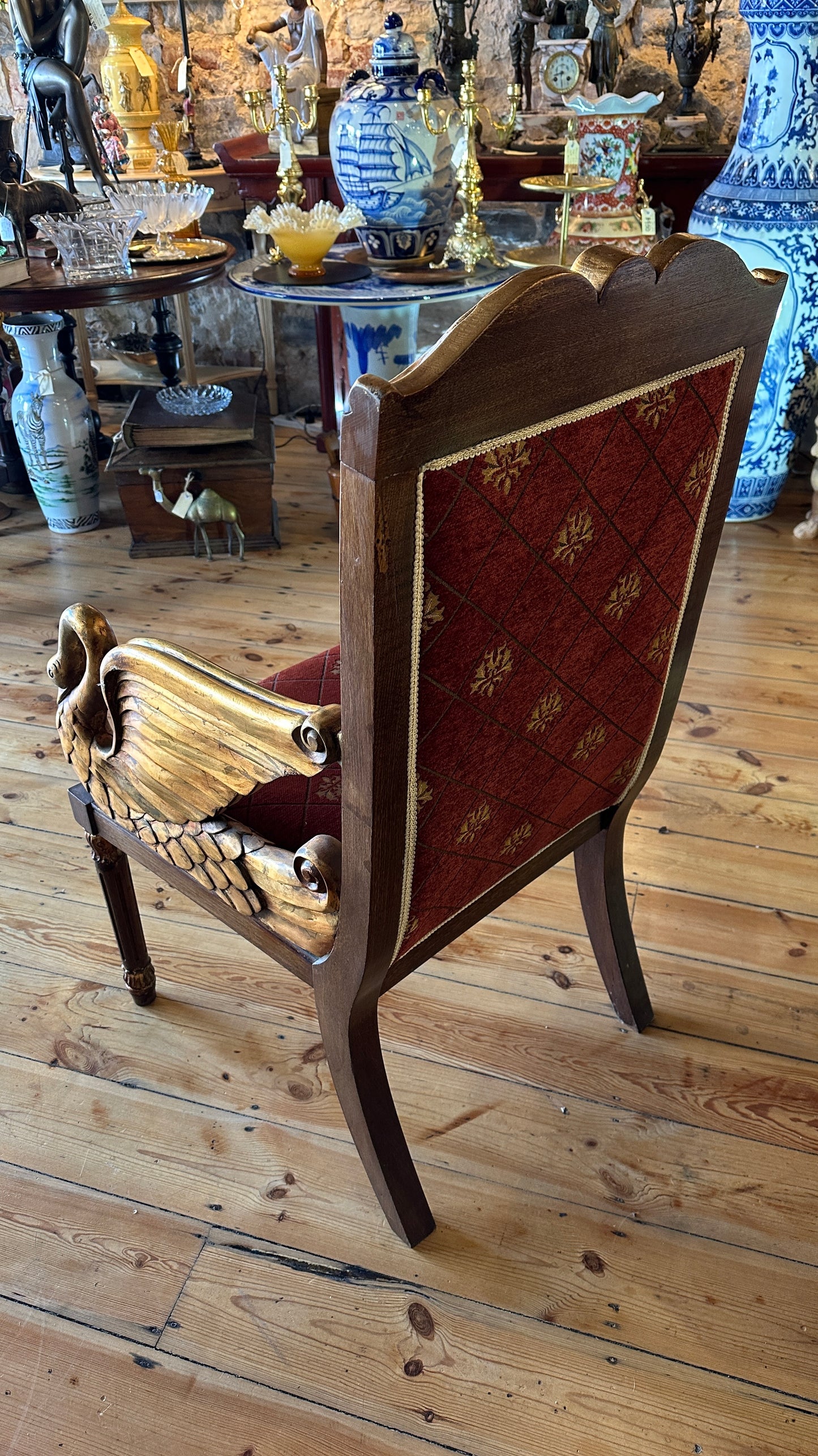 Vintage Empire Swan Chair