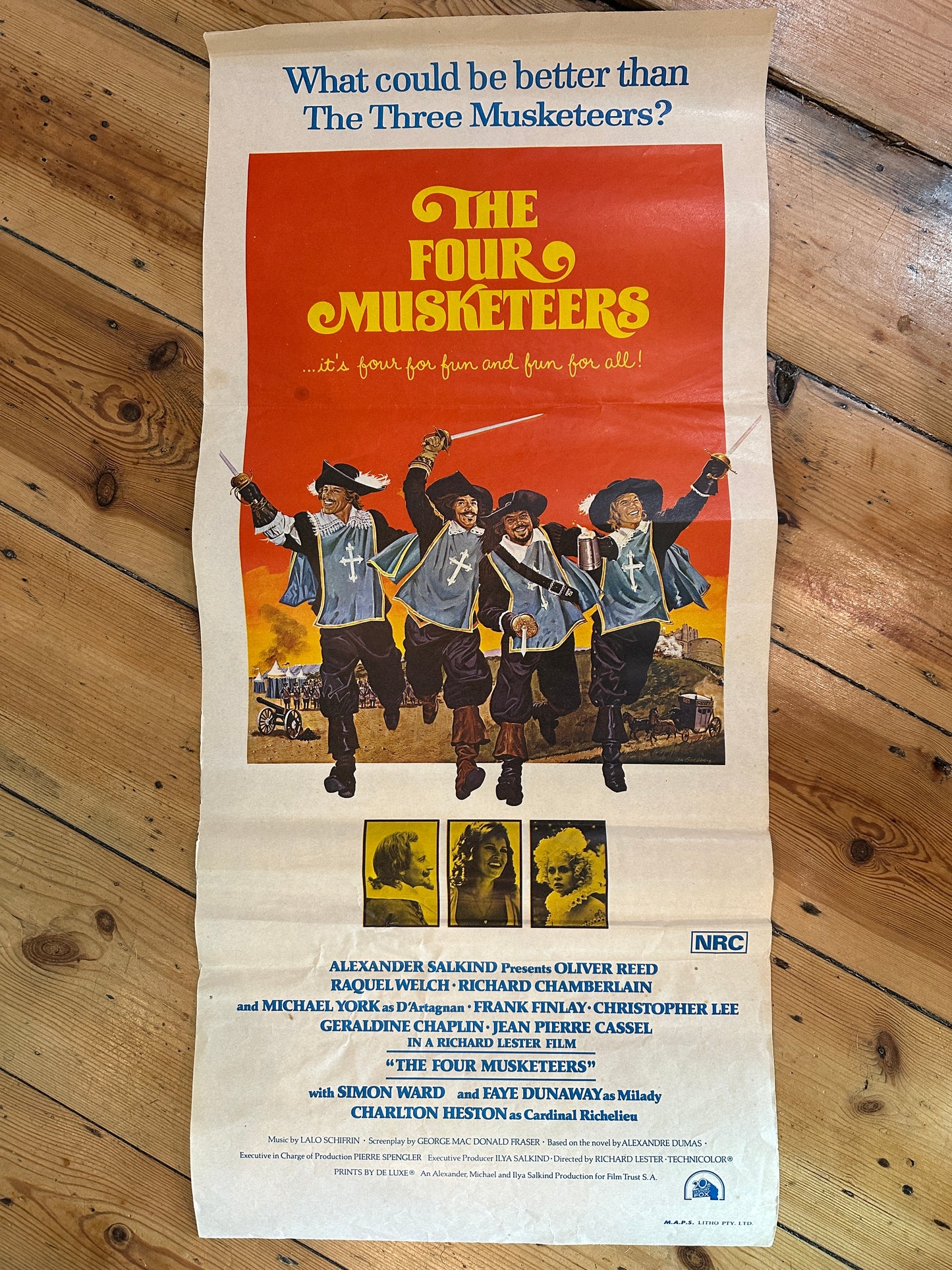 Vintage Daybill Movie Posters, Sold Separately $45 each