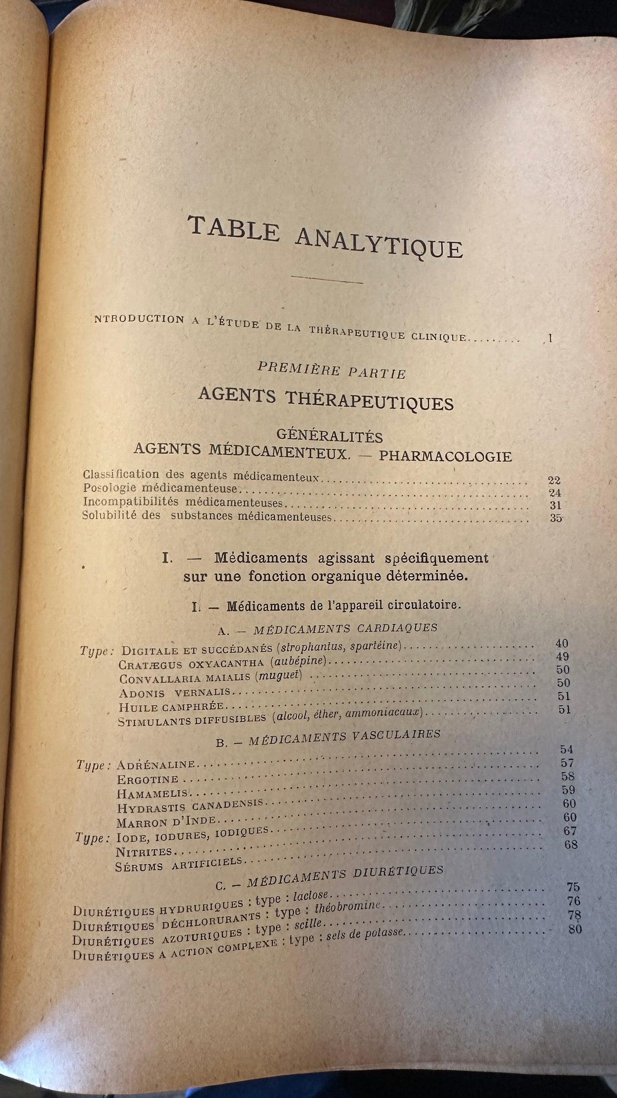 Antique 1920s French Medical Books - Thérapeutique Clinique by Dr. A. Martinet (Vols 1 & 2 Complete Set)
