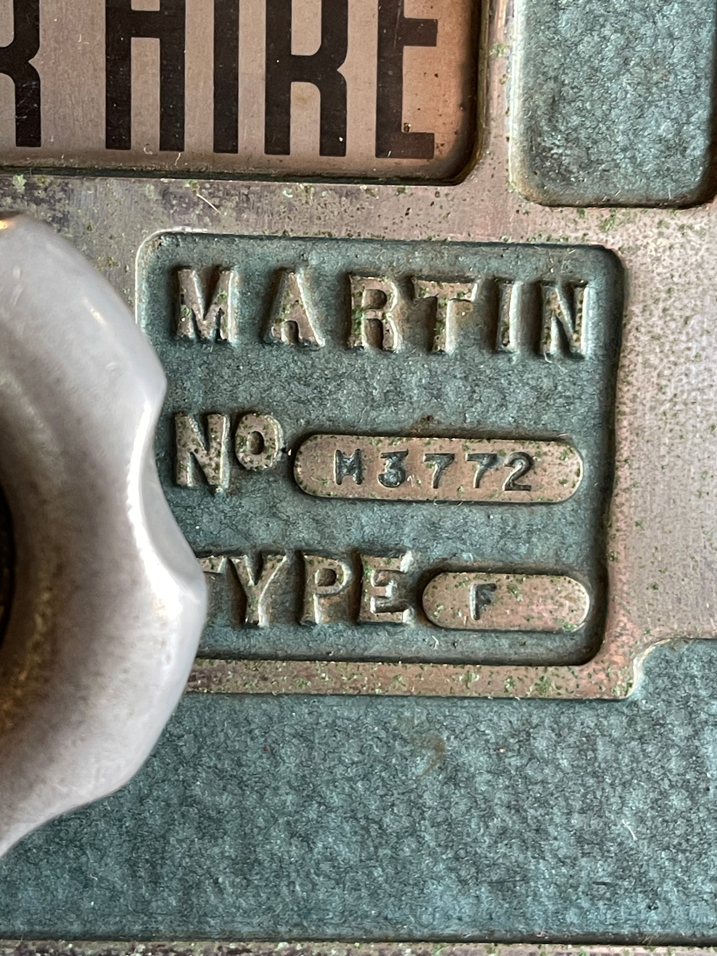 c.1960s Martin Mechanical Taxi Meter Australian