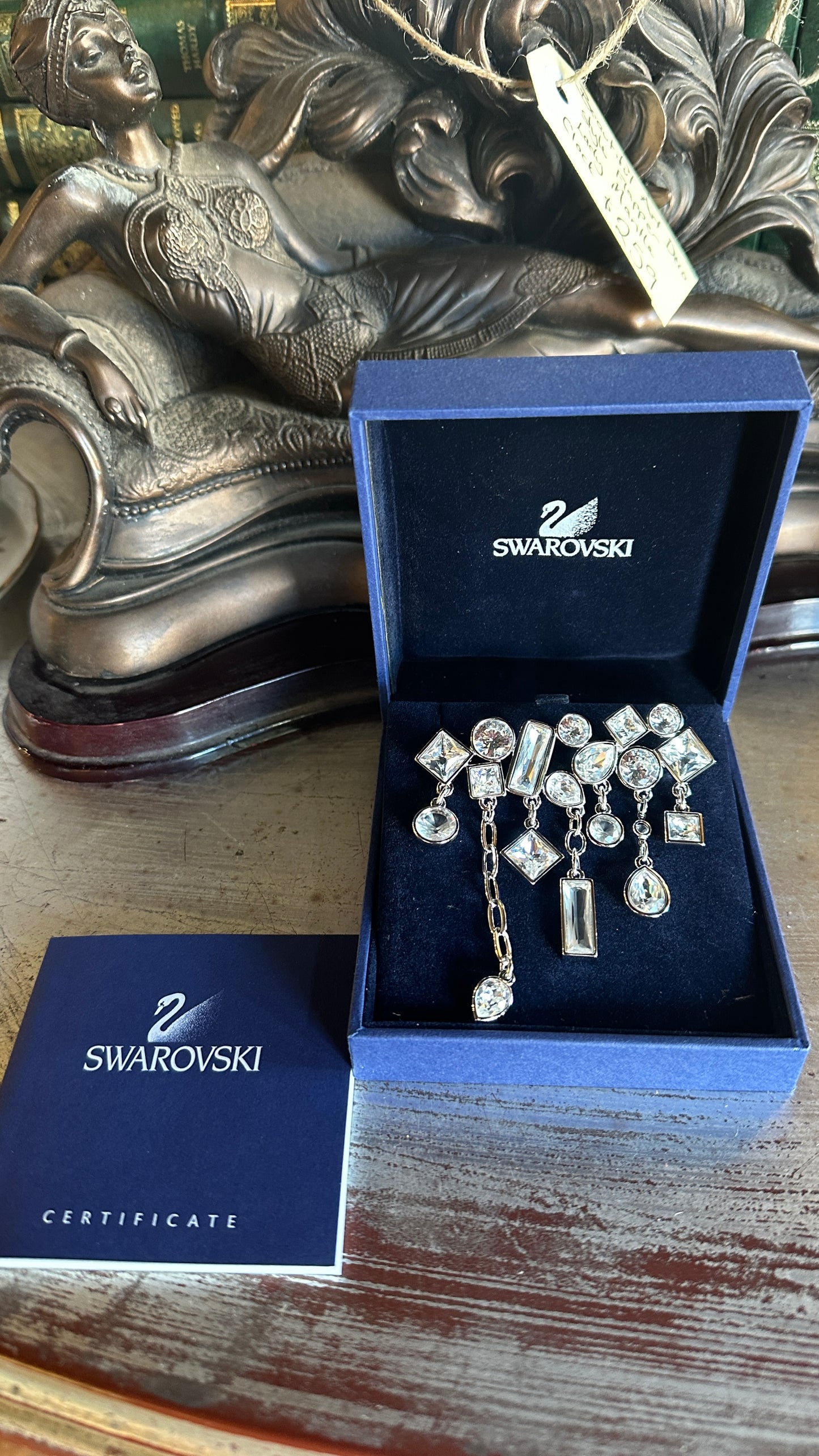 Stunning Swarovski Crystal Brooch, with original box