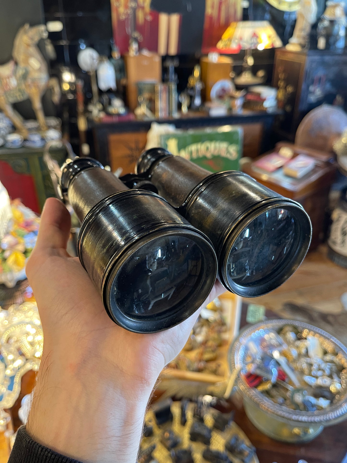 Antique Field and Marine Combination Binoculars - E. Sawtell, Rundle Street, Adelaide - Circa 1890-1910