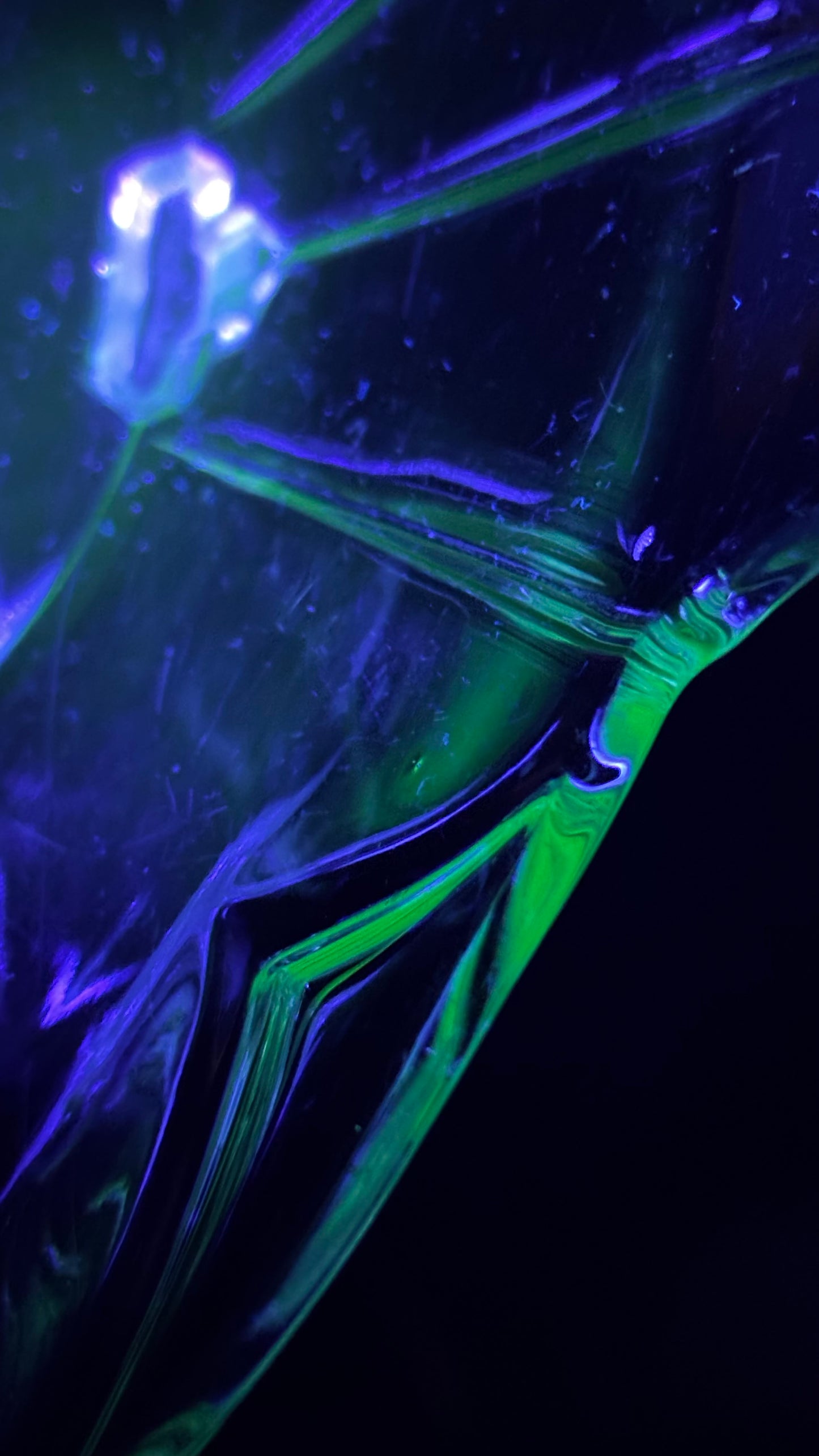 Vintage Uranium Glass Bowl – Art Deco Style, 30cm