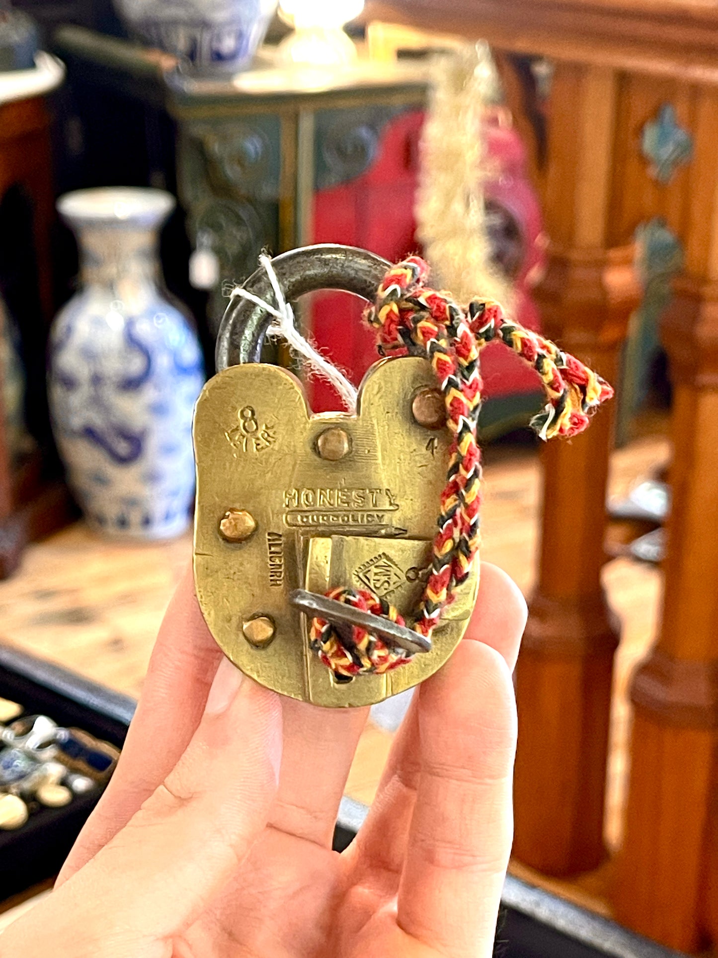 Antique Brass Padlocks – Unique, Sturdy, & Functional with Keys - Individually Priced