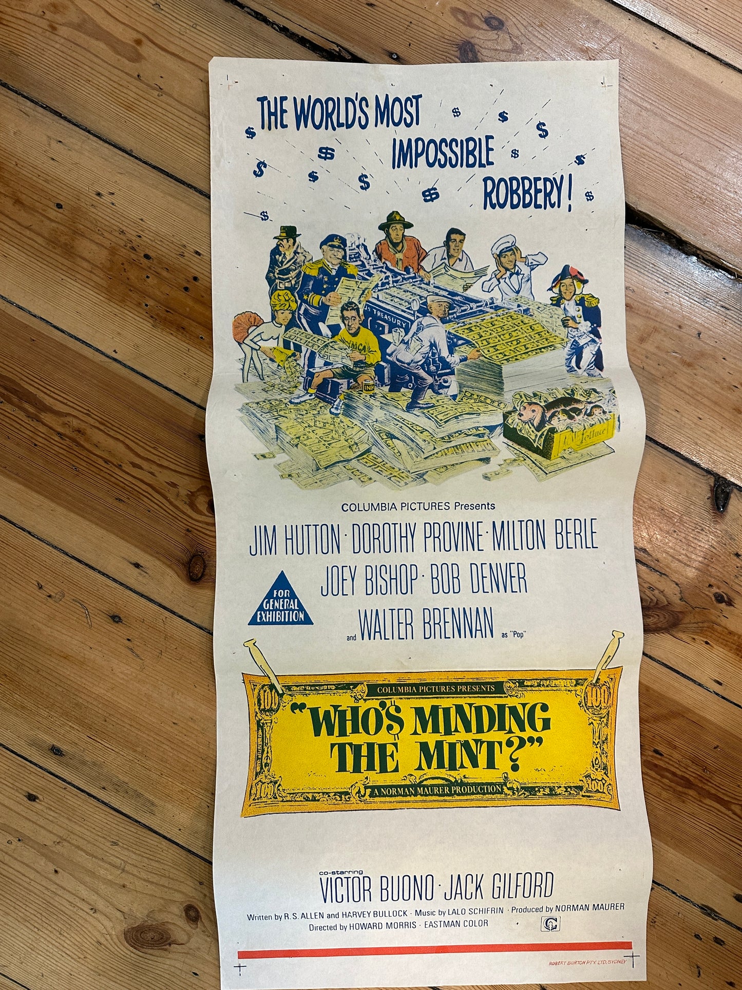 Vintage Daybill Movie Posters, Sold Separately $45 each