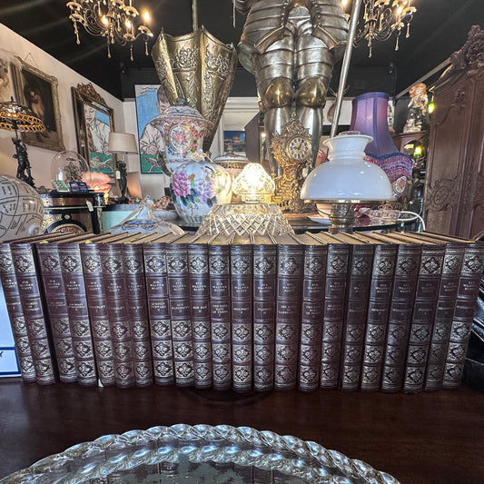 Vintage collection of Sir Walter Scott novels published by Heron Books, London